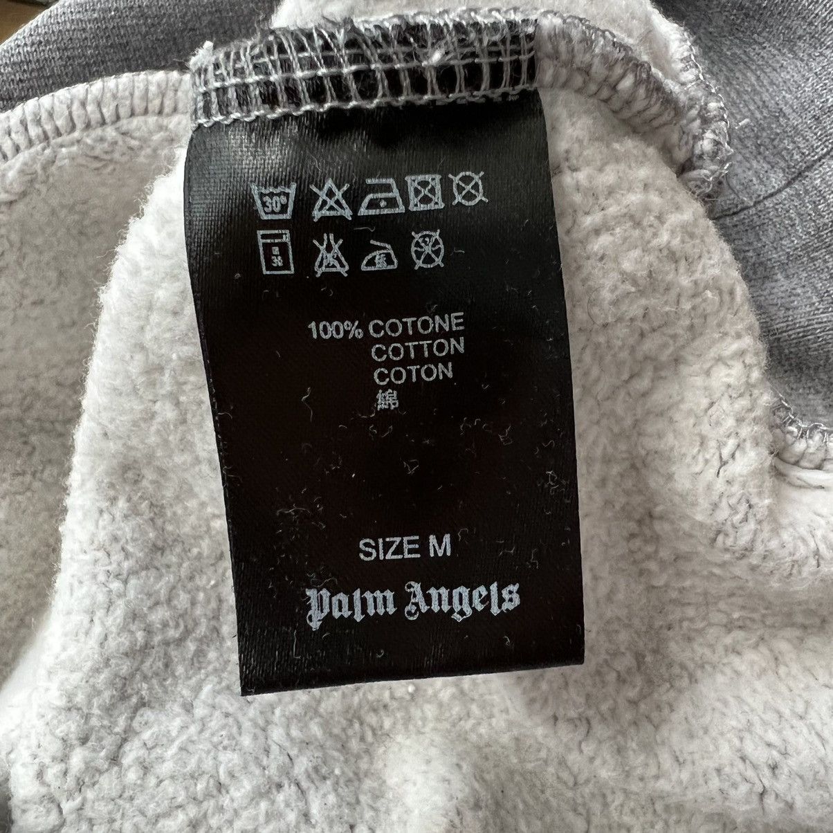 Palm Angels Palm Angels Grey Box Logo Sweatshirt Size US M / EU 48-50 / 2 - 3 Thumbnail