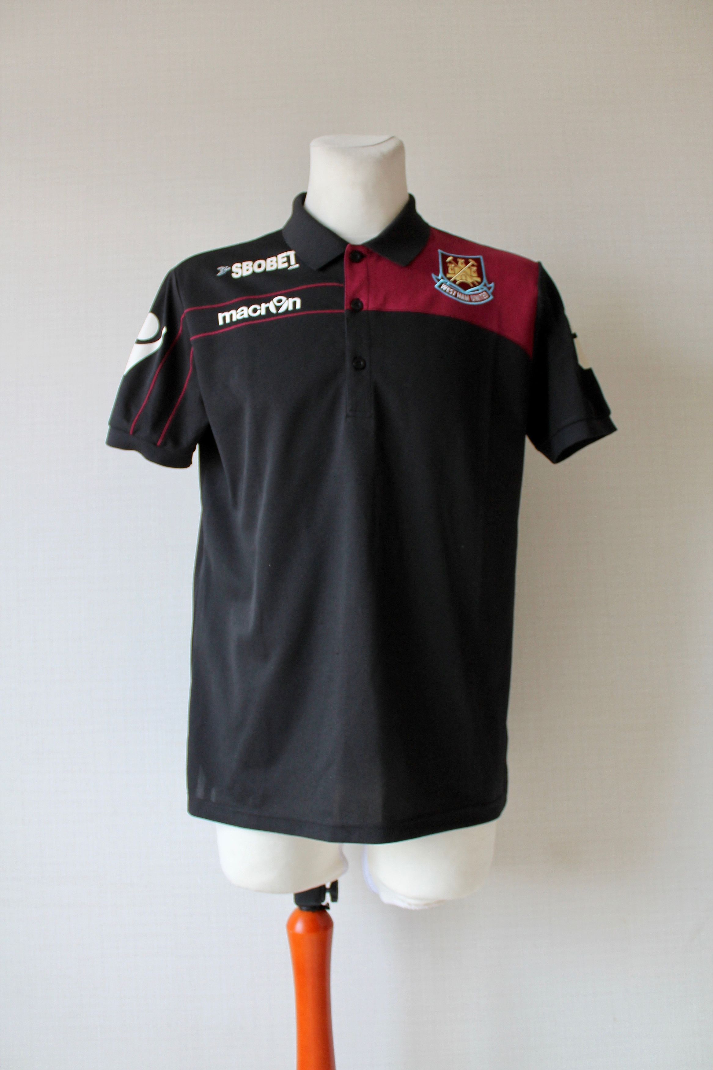Macron 2012 WEST HAM Jersey Polo Shirt Jersey Training Size US M / EU 48-50 / 2 - 9 Thumbnail