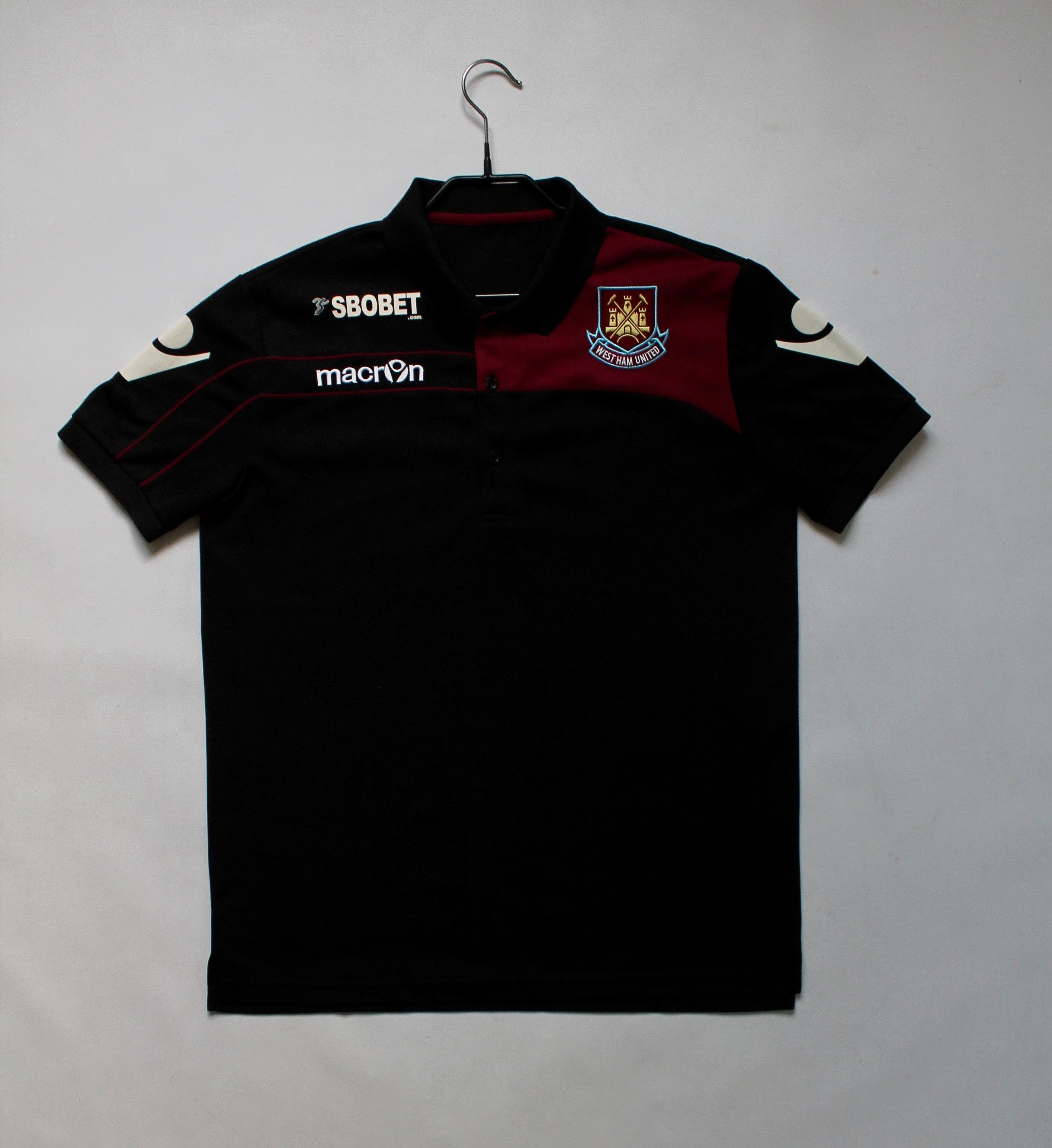 Macron 2012 WEST HAM Jersey Polo Shirt Jersey Training Size US M / EU 48-50 / 2 - 2 Thumbnail