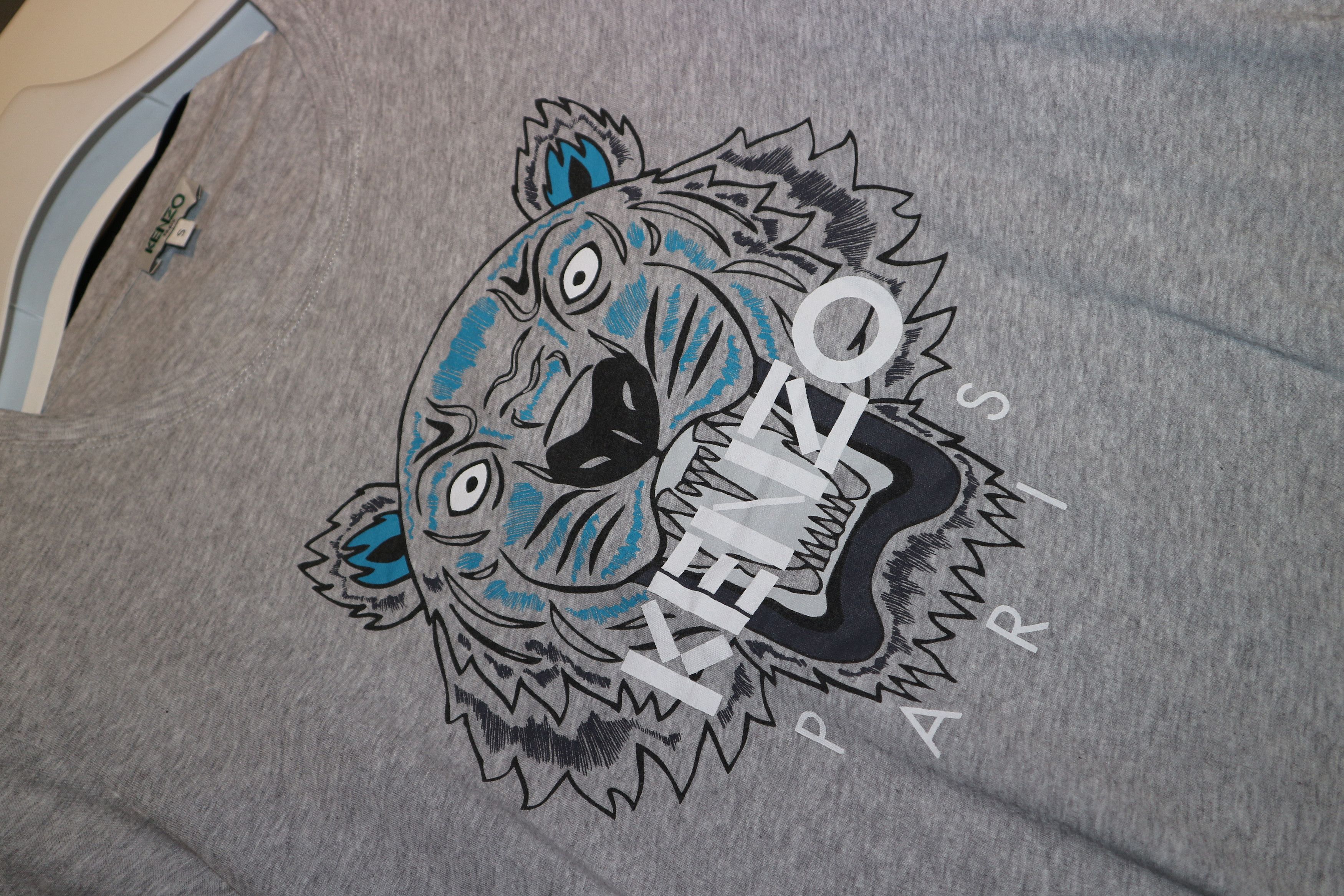 Kenzo tiger print t-shirt Size US S / EU 44-46 / 1 - 7 Thumbnail