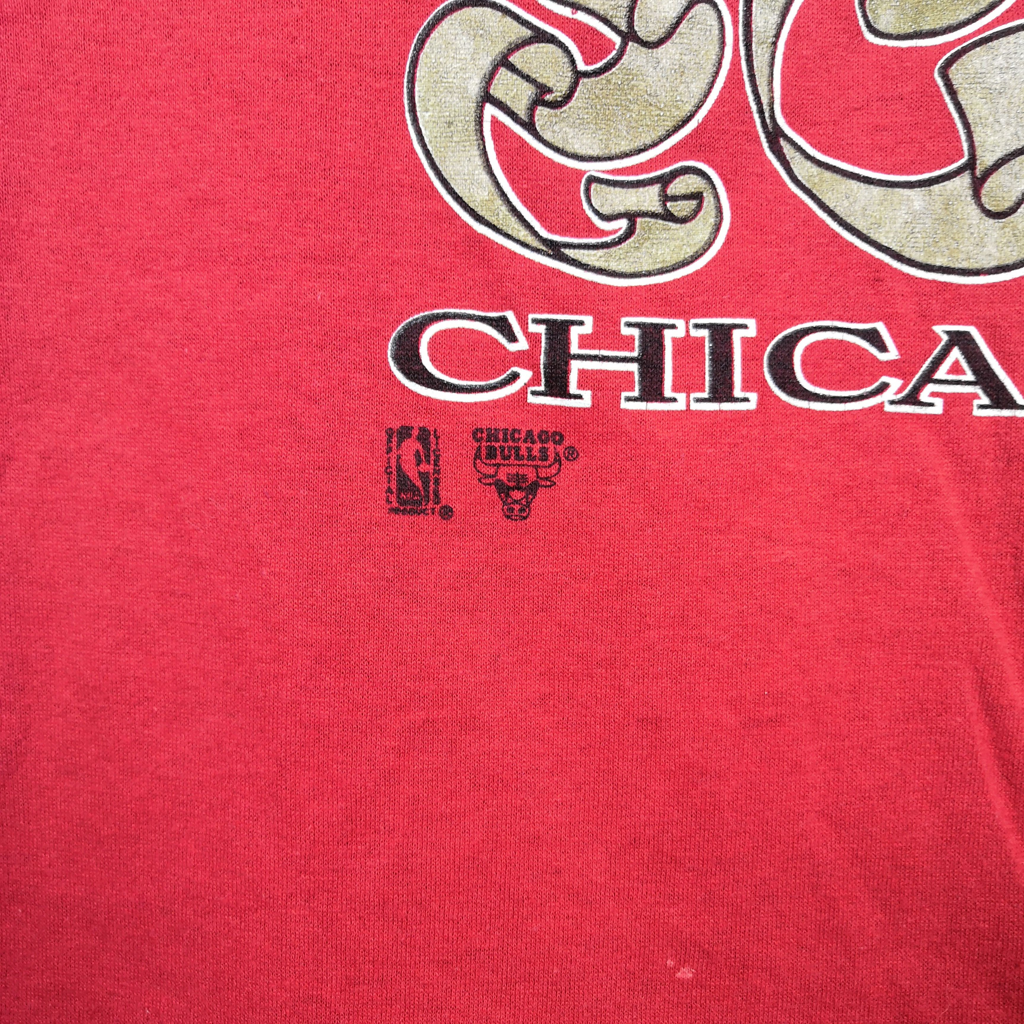 NBA Vintage Chicago Bull T Shirt NBA World Champs Tee Size US L / EU 52-54 / 3 - 5 Thumbnail