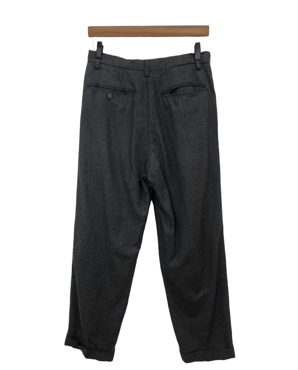 Issey Miyake 90s Issey Miyake Men Gabardine Wool Pant Size US 29 - 4 Thumbnail