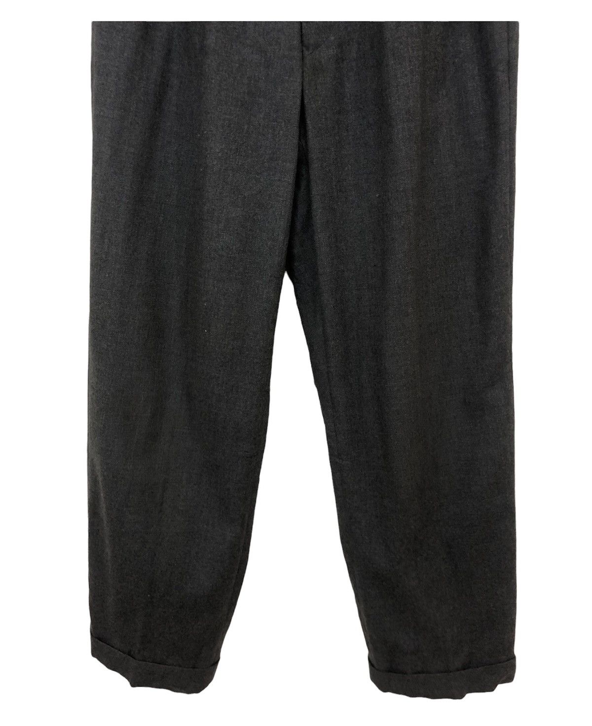 Issey Miyake 90s Issey Miyake Men Gabardine Wool Pant Size US 29 - 3 Thumbnail