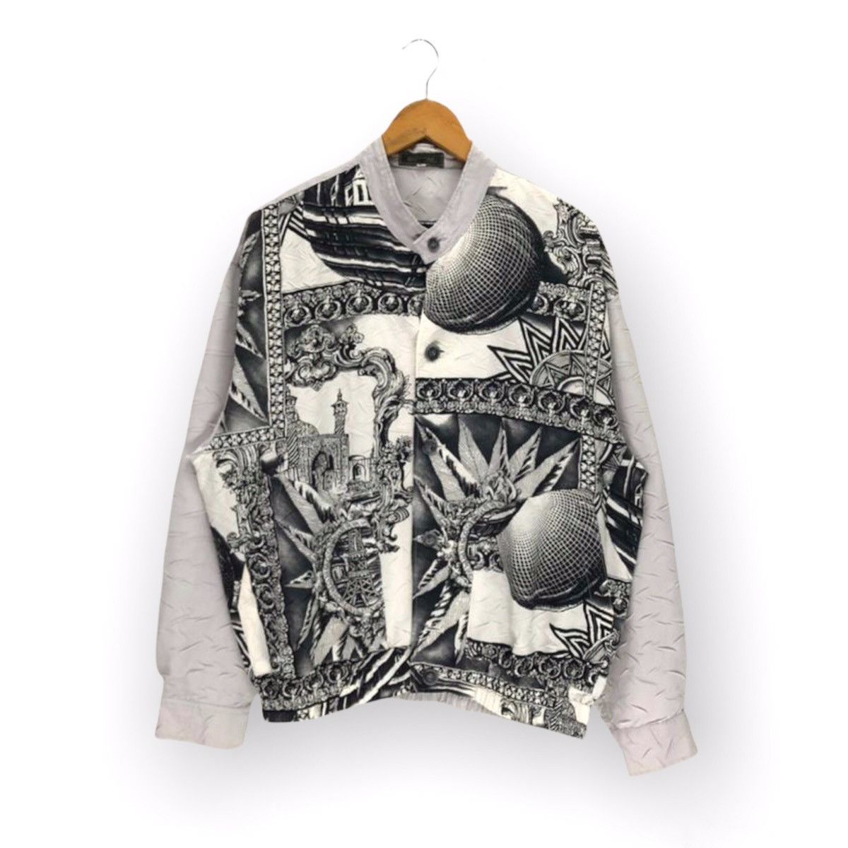 Japanese Brand Baffone Full Print Art Design Pop Art Light Jacket Size US M / EU 48-50 / 2 - 2 Thumbnail