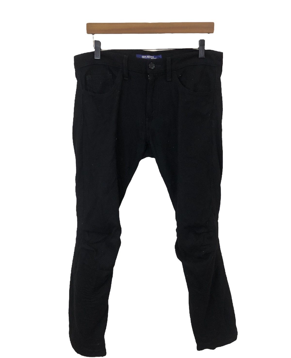 Comme des Garcons AD2004 Junya Watanabe Commedes Garcons Biker Wool Pant Size US 33 - 2 Thumbnail