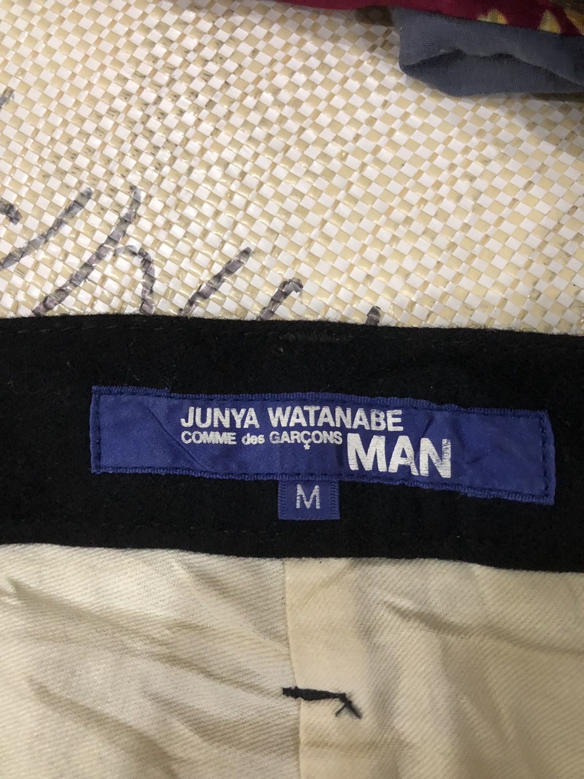 Comme des Garcons AD2004 Junya Watanabe Commedes Garcons Biker Wool Pant Size US 33 - 6 Thumbnail