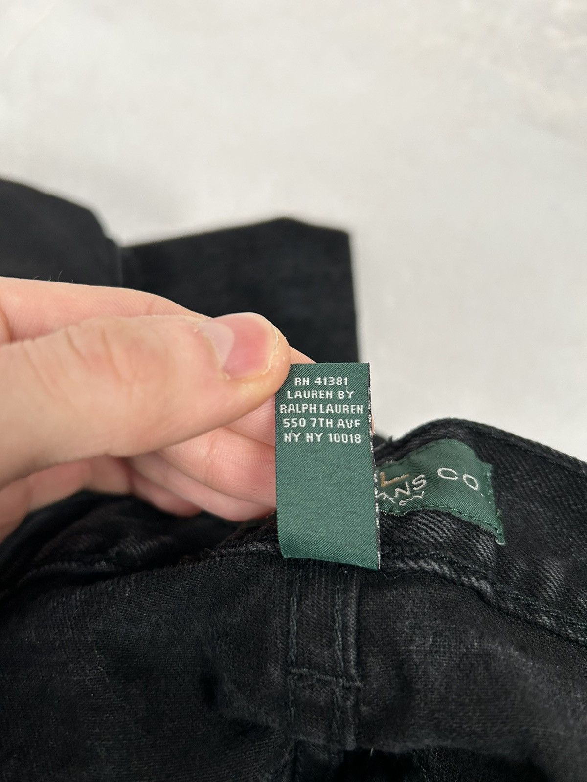 Ralph Lauren Vintage Ralph Lauren Jeans Co. LRL Black Washed Denim Size US 32 / EU 48 - 7 Thumbnail