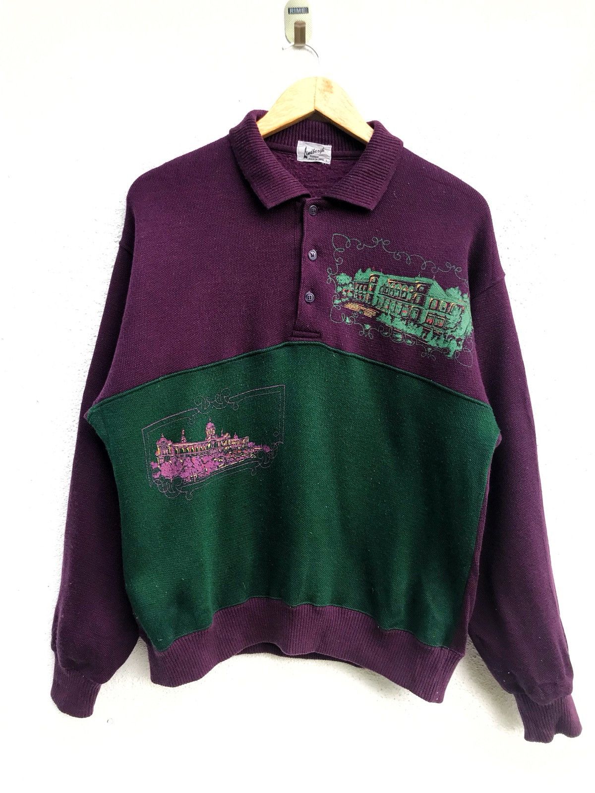 Designer × Japanese Brand Japanese Brand Lindbergh Made In Japan Knit Sweatshirt Size US L / EU 52-54 / 3 - 1 Thumbnail