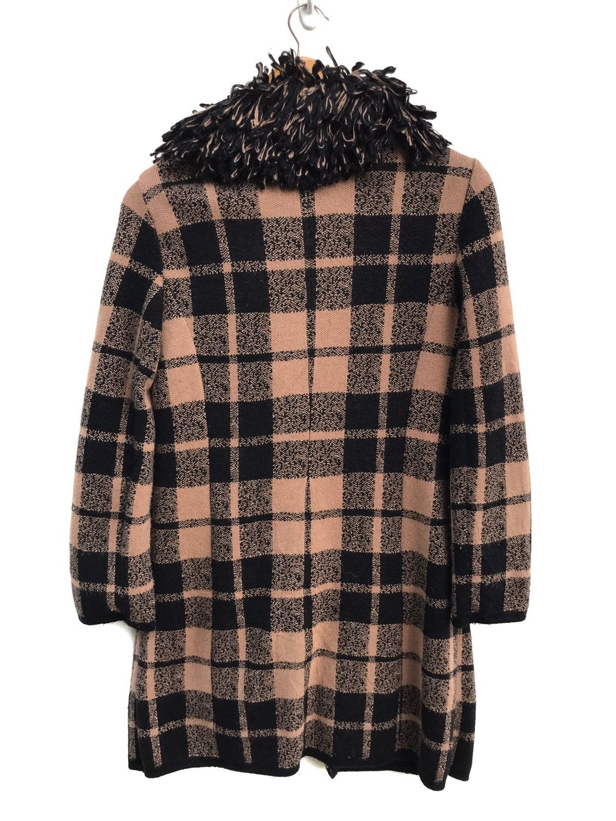 Designer × Hanae Mori Japanese Designers Hanae Mori Checkered Long Winter Jacket Size US XS / EU 42 / 0 - 2 Thumbnail