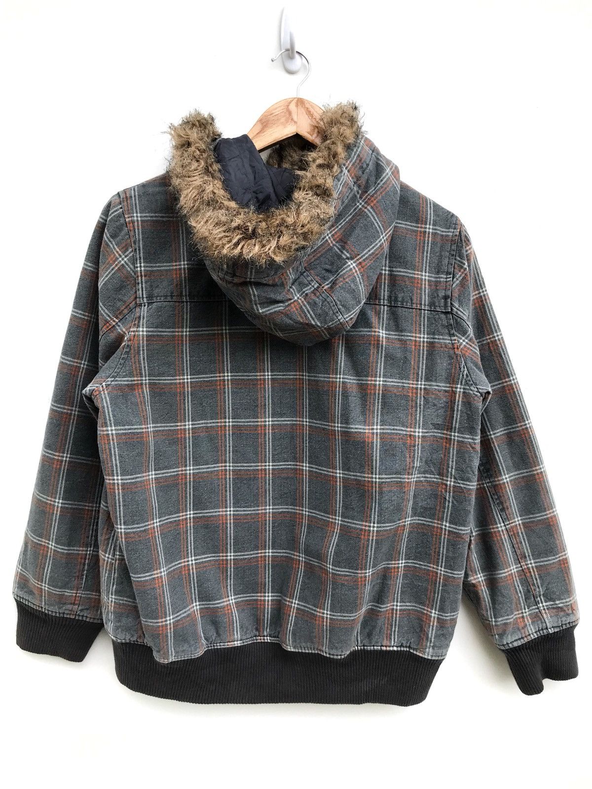 Designer × Japanese Brand Japanese Brand Estacot Checked Hoodie Button Zipper Jacket Size US S / EU 44-46 / 1 - 2 Thumbnail