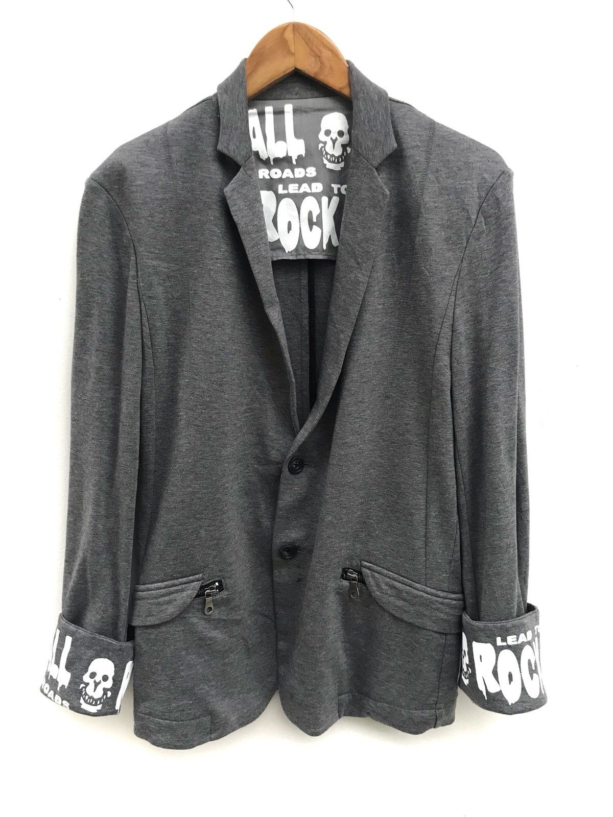 Japanese Brand × PPFM Japanese Brand PPFM All Road Lead To Rock Zipper Jacket Size US S / EU 44-46 / 1 - 1 Thumbnail