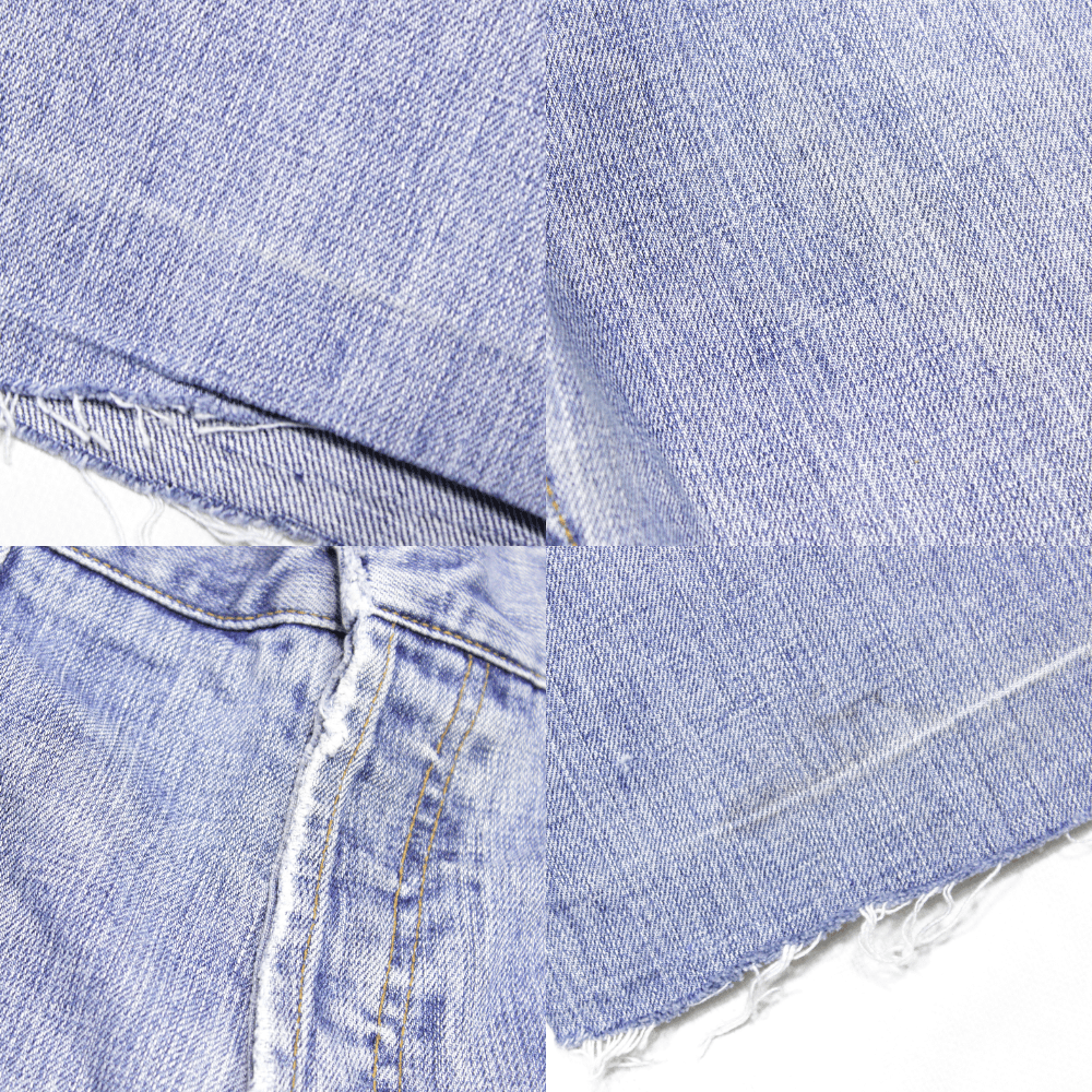 Dolce & Gabbana 00S Distressed Cut Off Sanded Jeans Vintage Size US 36 / EU 52 - 8 Thumbnail