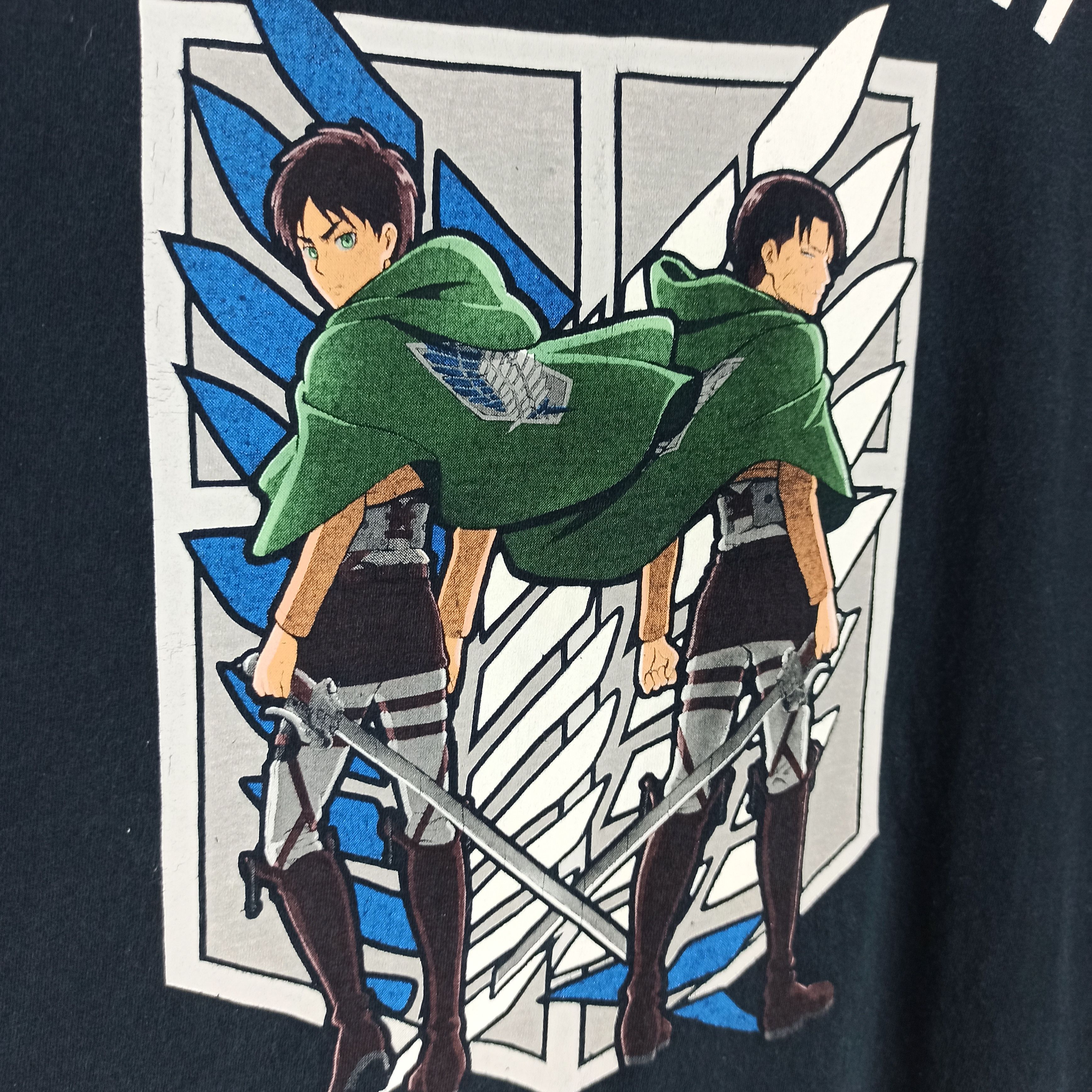 Japanese Brand Attack On Titan Anime Movie Scout Regiment Tshirt Size US L / EU 52-54 / 3 - 4 Thumbnail