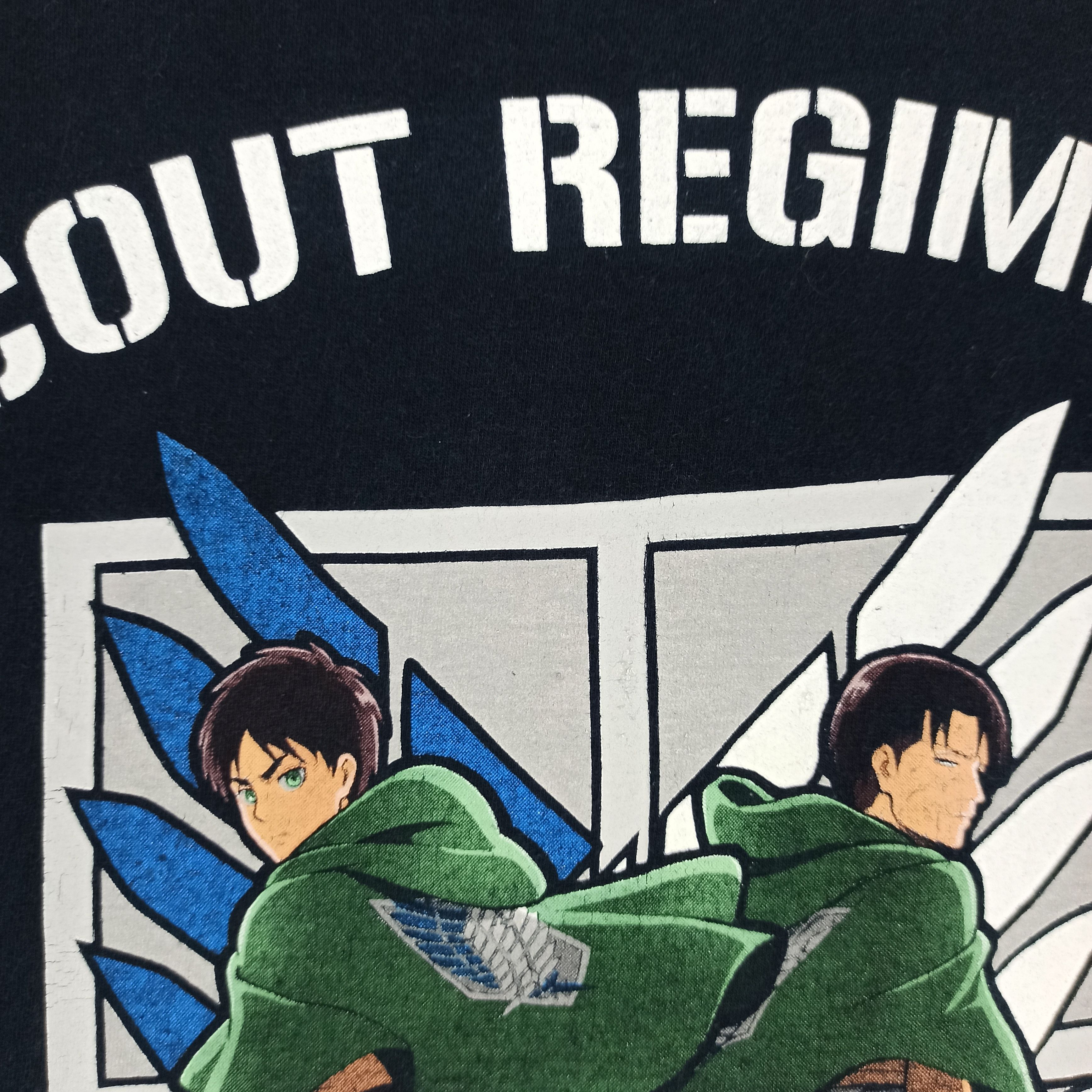 Japanese Brand Attack On Titan Anime Movie Scout Regiment Tshirt Size US L / EU 52-54 / 3 - 5 Thumbnail