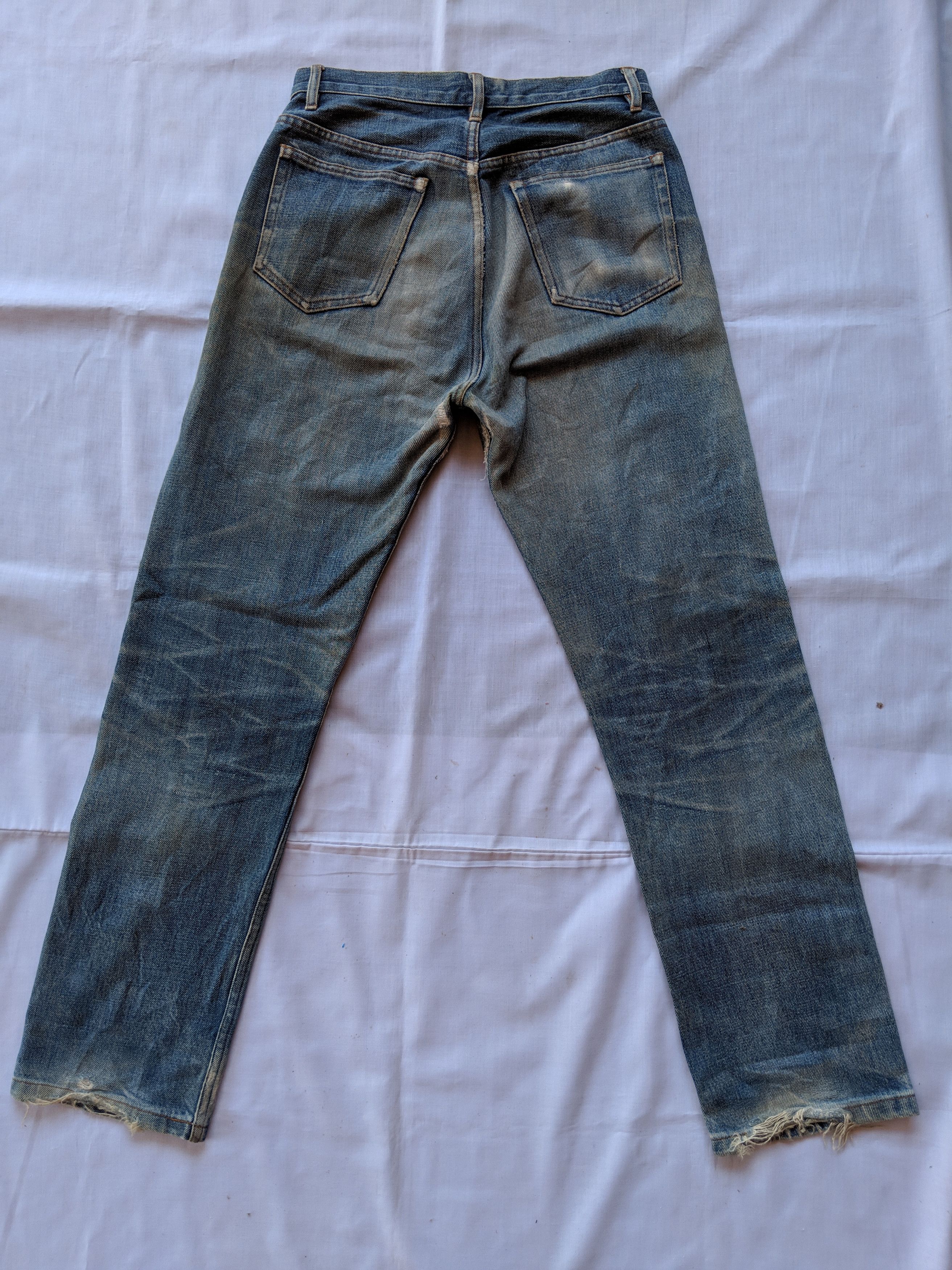 A.P.C. Vintage selvedge denim A.P.C distressed denim Size US 28 / EU 44 - 2 Thumbnail