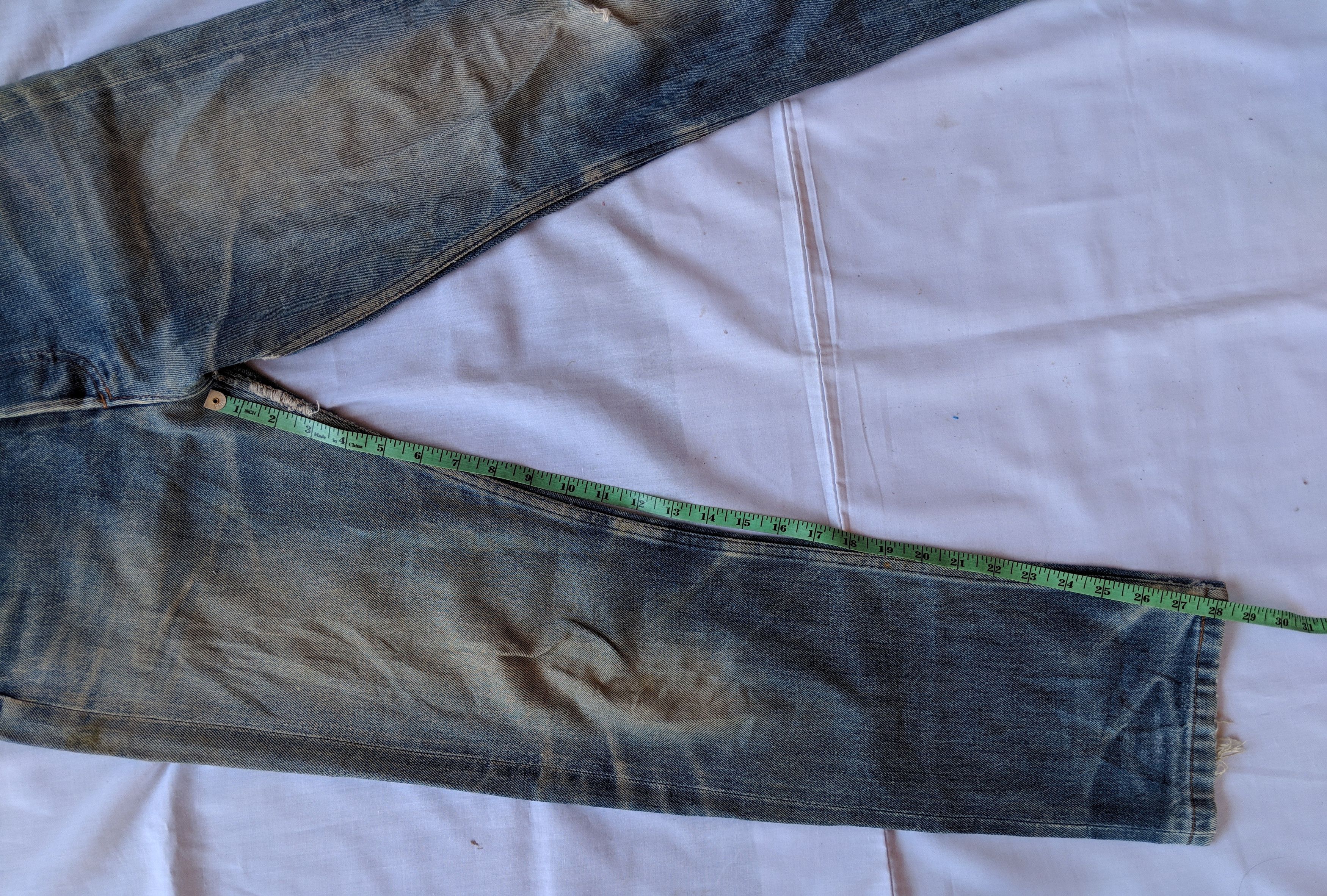 A.P.C. Vintage selvedge denim A.P.C distressed denim Size US 28 / EU 44 - 5 Thumbnail
