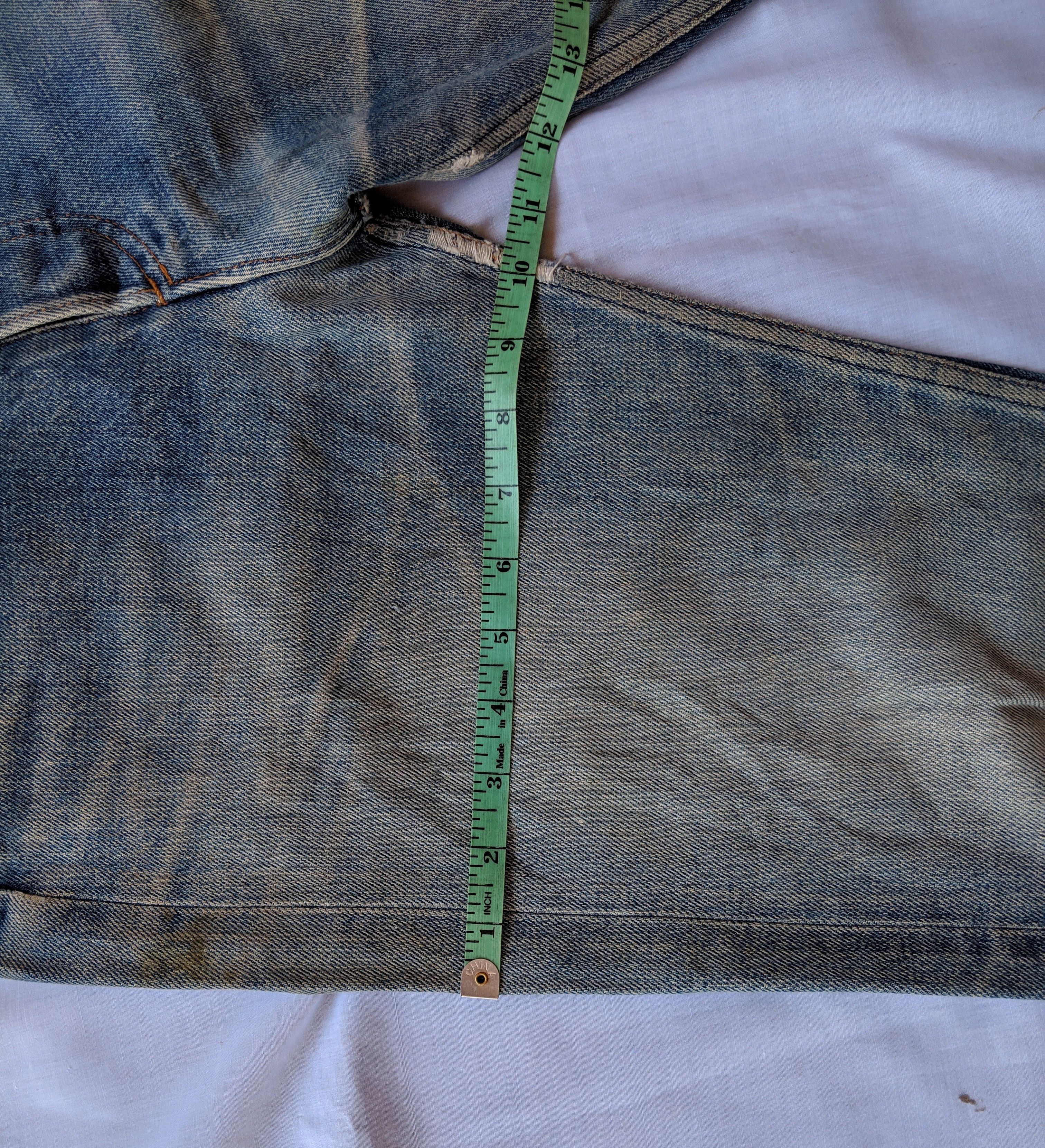 A.P.C. Vintage selvedge denim A.P.C distressed denim Size US 28 / EU 44 - 6 Thumbnail