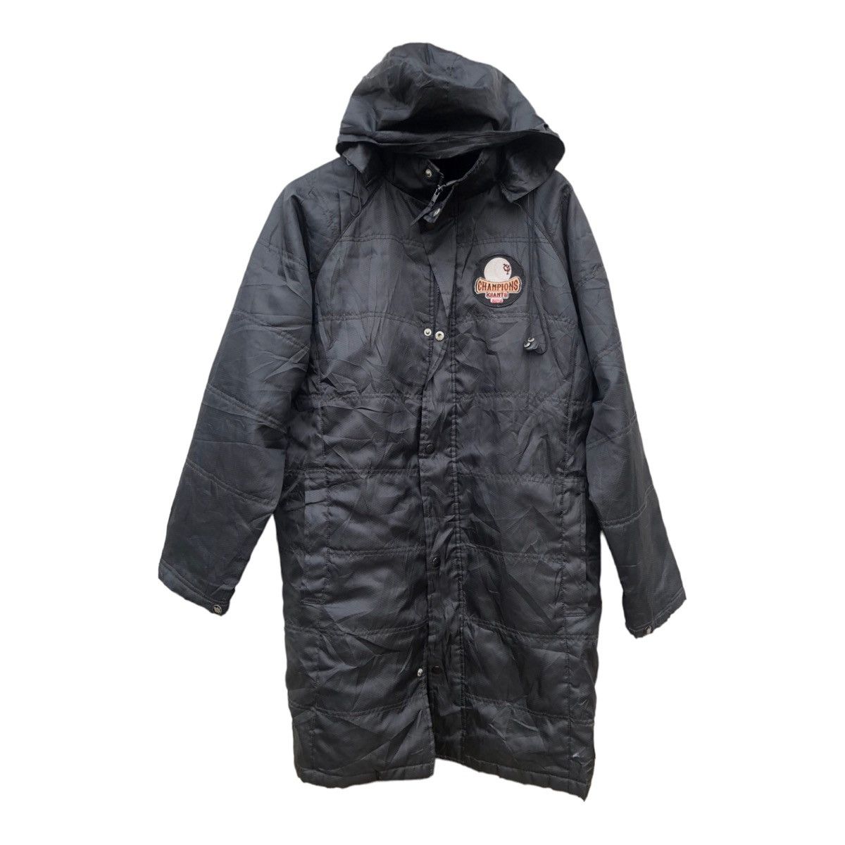 image of Raincoat Nfl Giants in Black, Men's (Size Large)