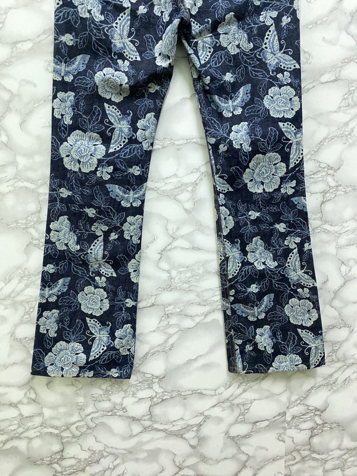 Designer × Japanese Brand Japanese OZONE COMMUNITY TOKYO 🌸 🦋 Flared Denim Pants Size US 26 / EU 42 - 11 Thumbnail