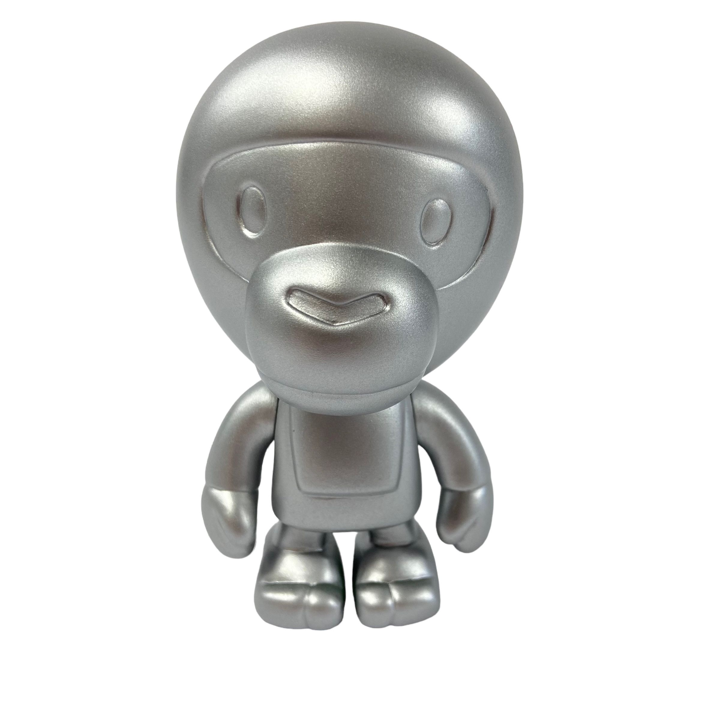 image of Bape Early 2000's Baby Milo Silver Figure, Men's