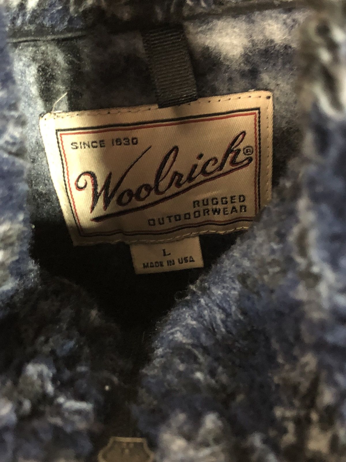 Woolrich Woolen Mills Woolrich Rugged Outdoorwear Fleece Jacket Size US L / EU 52-54 / 3 - 4 Thumbnail