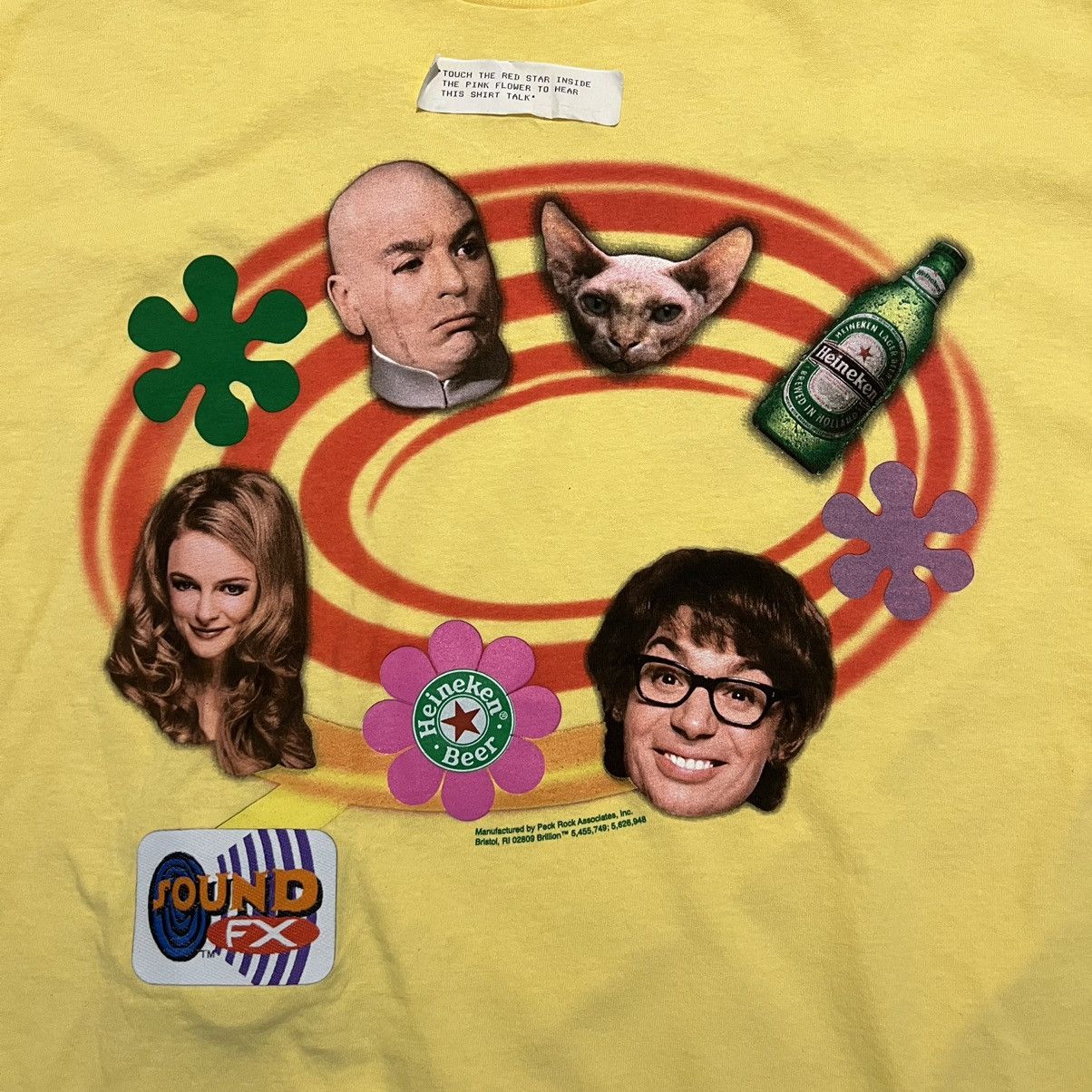 Vintage Vintage Austin Powers Heineken T Shirt XL Movie Rare | Grailed