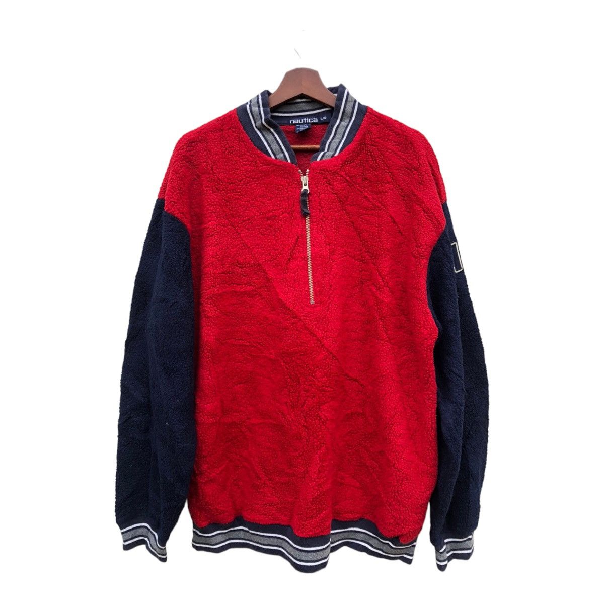 Nautica Nautica Box Logo Varsity Jacket Size US L / EU 52-54 / 3 - 2 Thumbnail