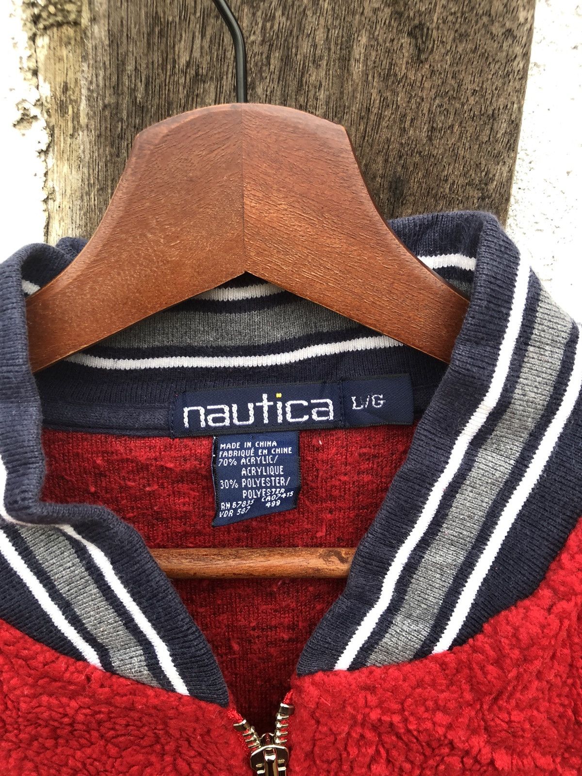 Nautica Nautica Box Logo Varsity Jacket Size US L / EU 52-54 / 3 - 3 Thumbnail