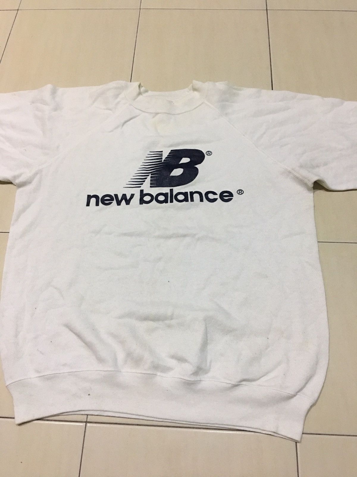 New Balance × Vintage Vintage New Balance Big logo Spell out Sweatshirt Size US L / EU 52-54 / 3 - 6 Thumbnail