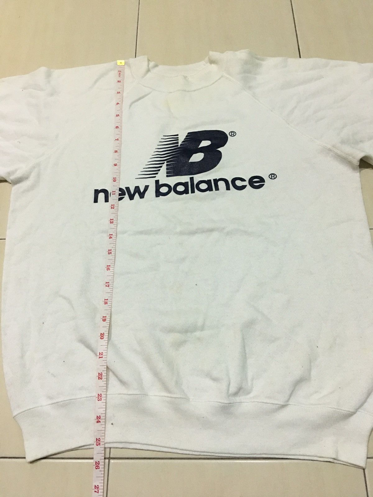 New Balance × Vintage Vintage New Balance Big logo Spell out Sweatshirt Size US L / EU 52-54 / 3 - 8 Thumbnail