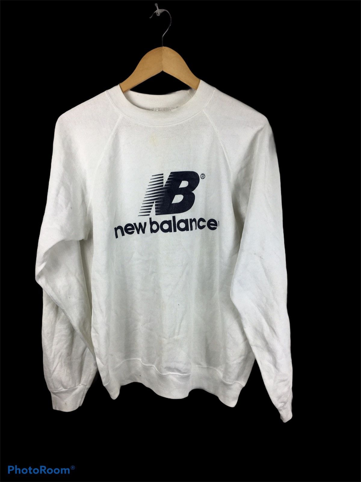 New Balance × Vintage Vintage New Balance Big logo Spell out Sweatshirt Size US L / EU 52-54 / 3 - 1 Thumbnail