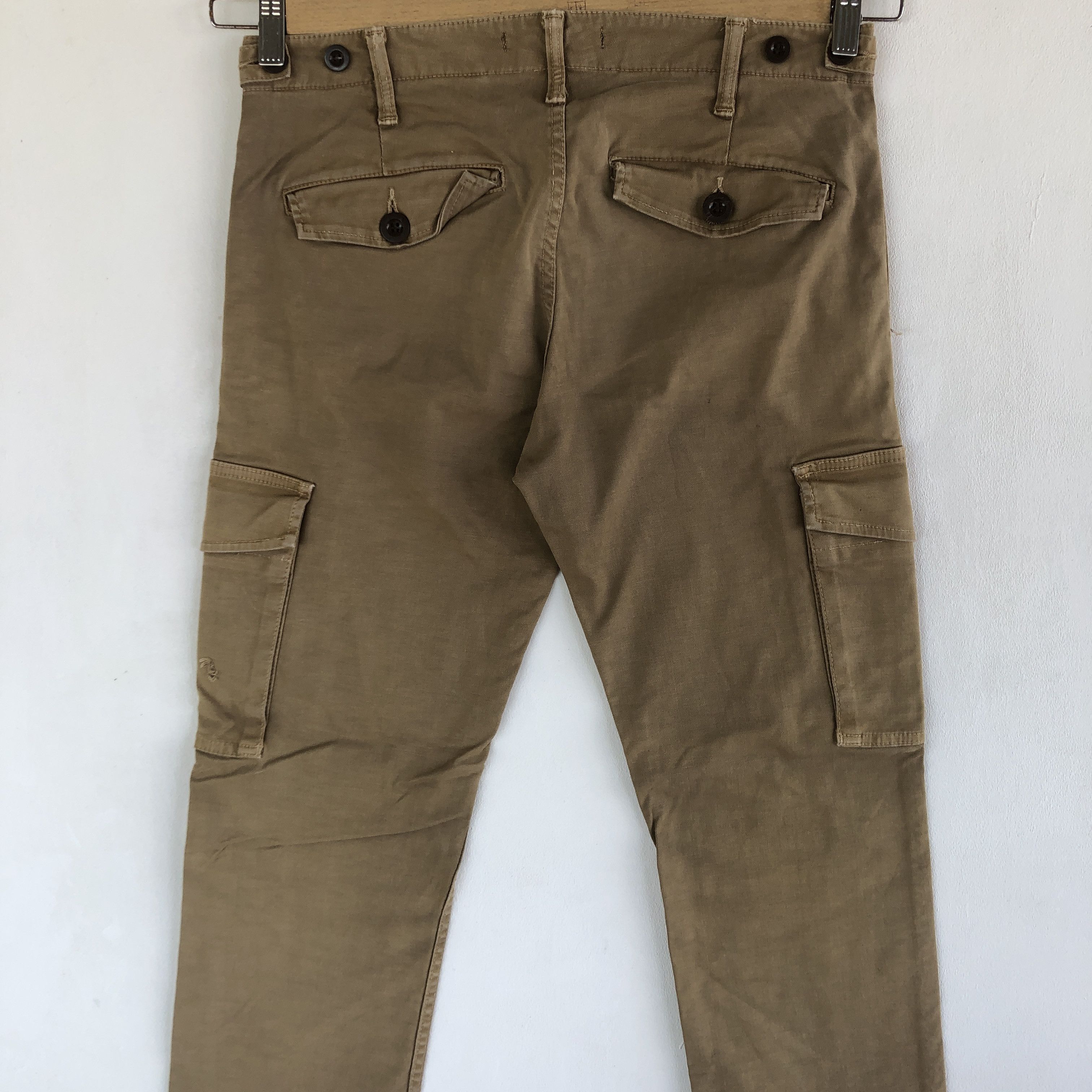 Japanese Brand × Vintage John Bull Cargo Pants Multi Pockets Tactical Trousers Pants Size US 30 / EU 46 - 6 Thumbnail