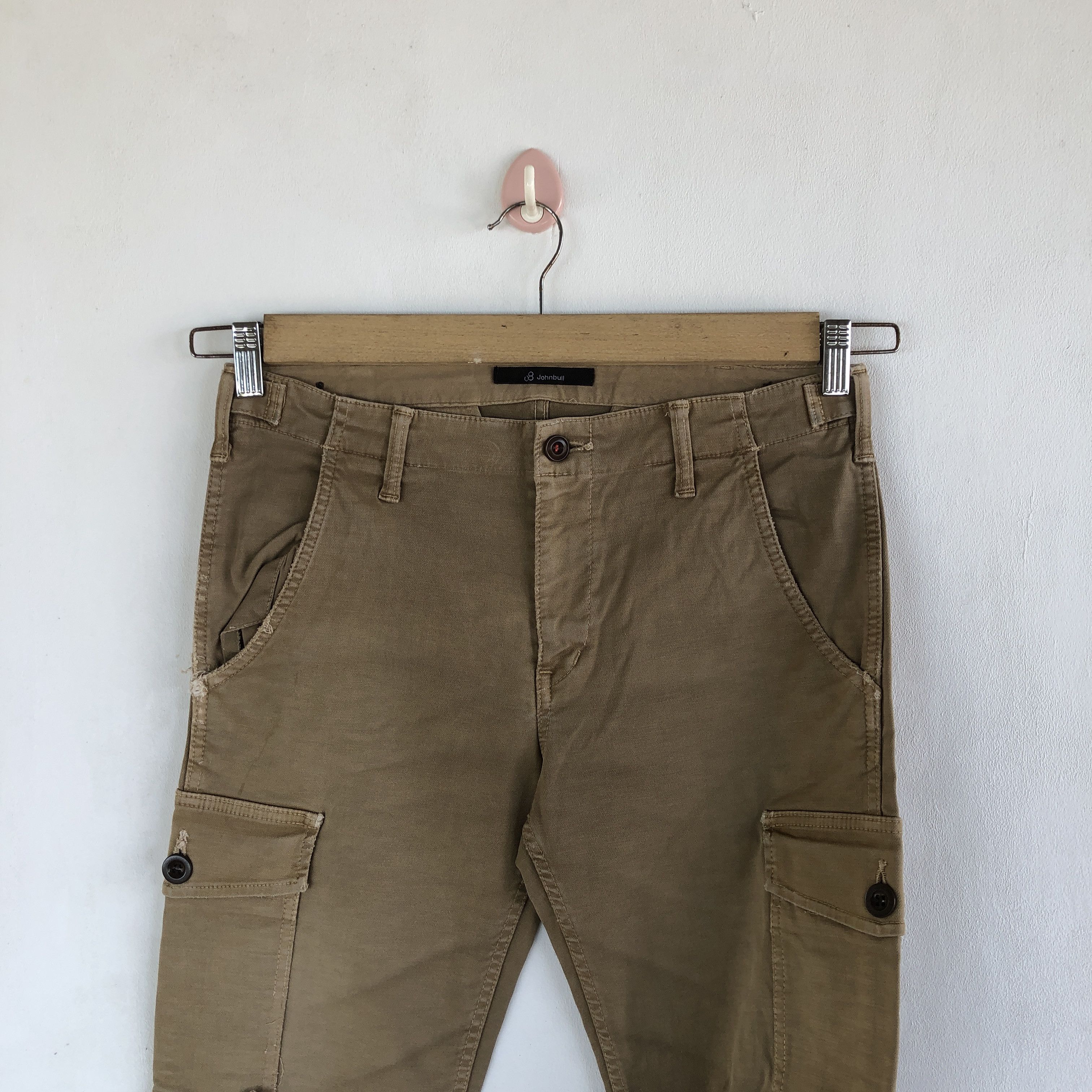 Japanese Brand × Vintage John Bull Cargo Pants Multi Pockets Tactical Trousers Pants Size US 30 / EU 46 - 3 Thumbnail