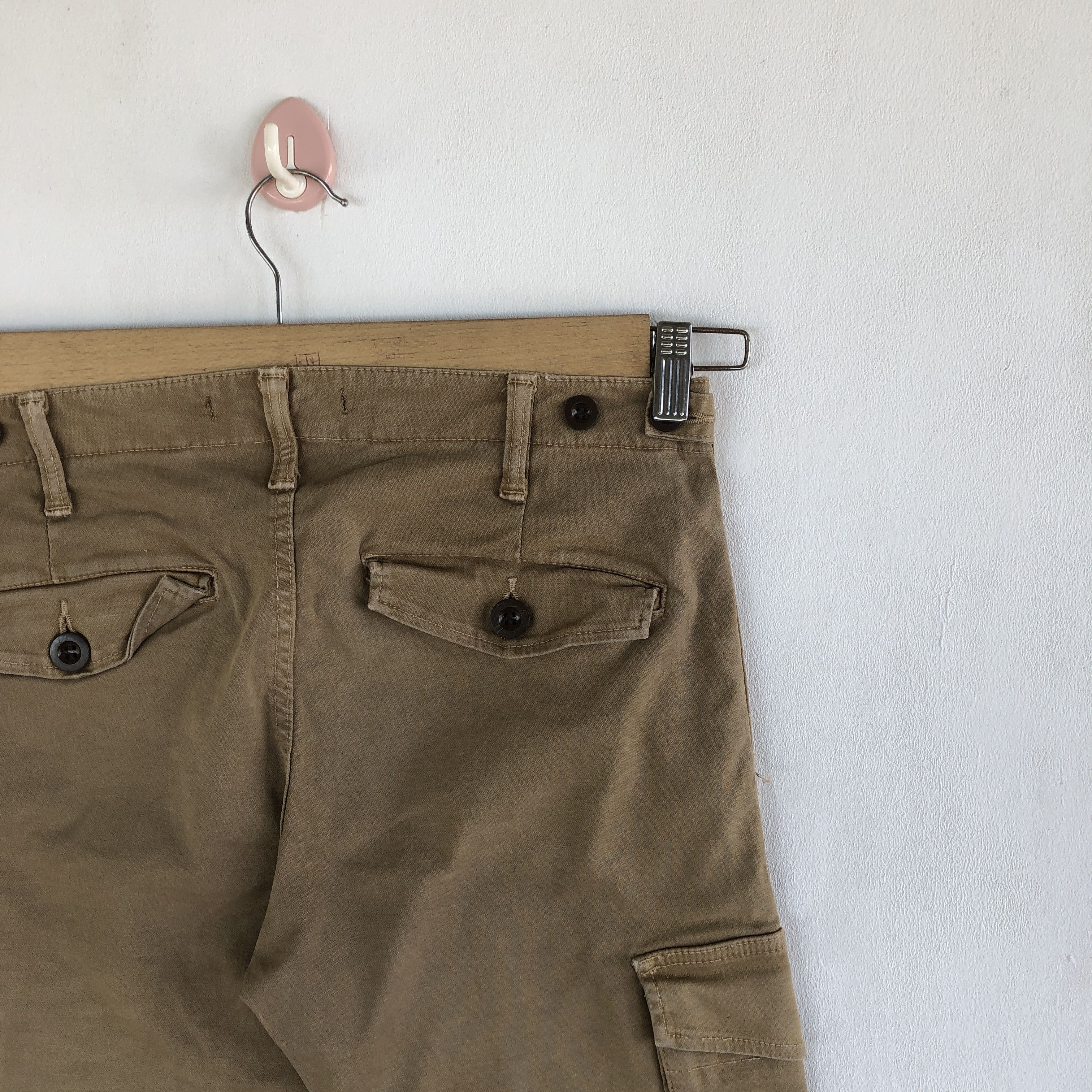 Japanese Brand × Vintage John Bull Cargo Pants Multi Pockets Tactical Trousers Pants Size US 30 / EU 46 - 7 Thumbnail
