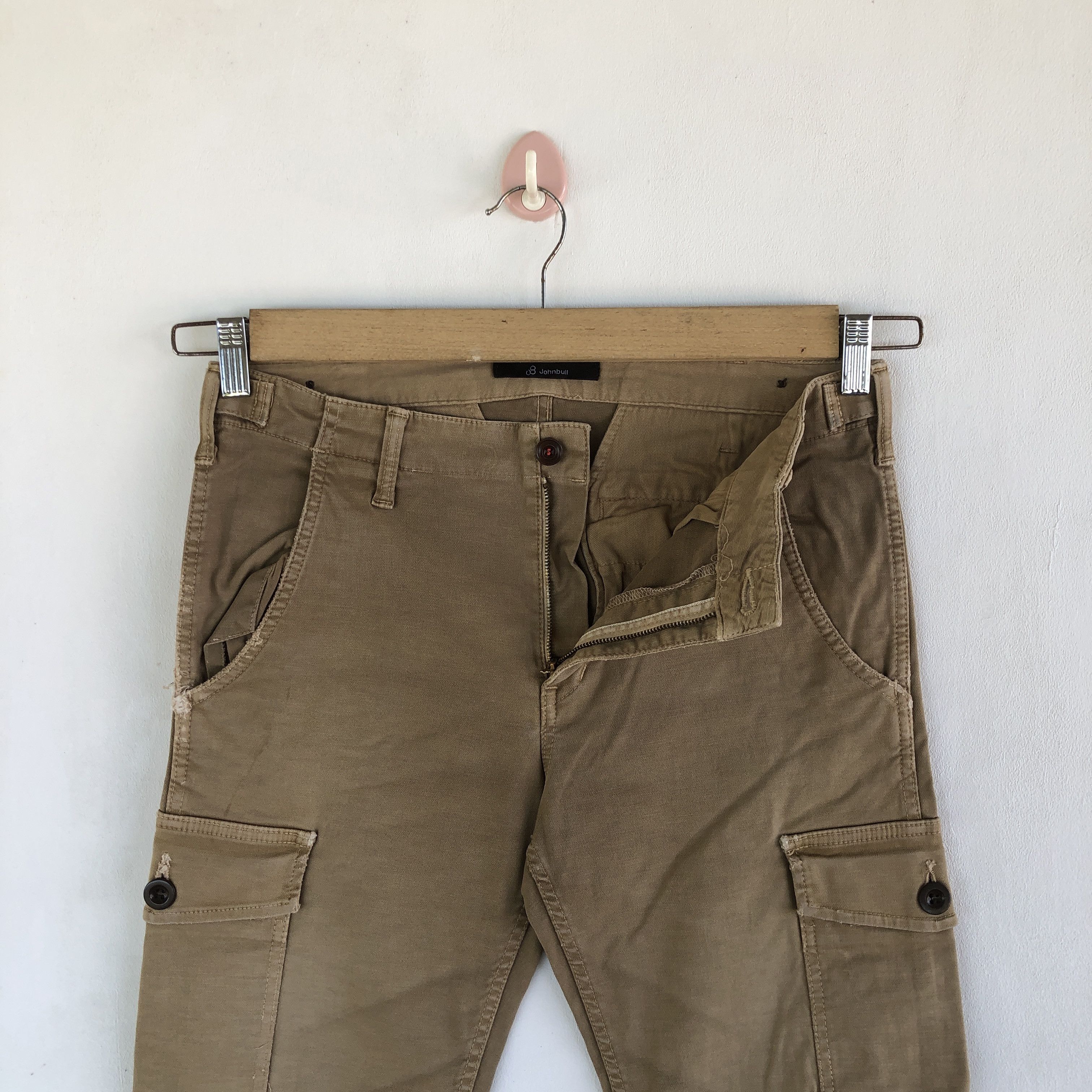 Japanese Brand × Vintage John Bull Cargo Pants Multi Pockets Tactical Trousers Pants Size US 30 / EU 46 - 9 Thumbnail