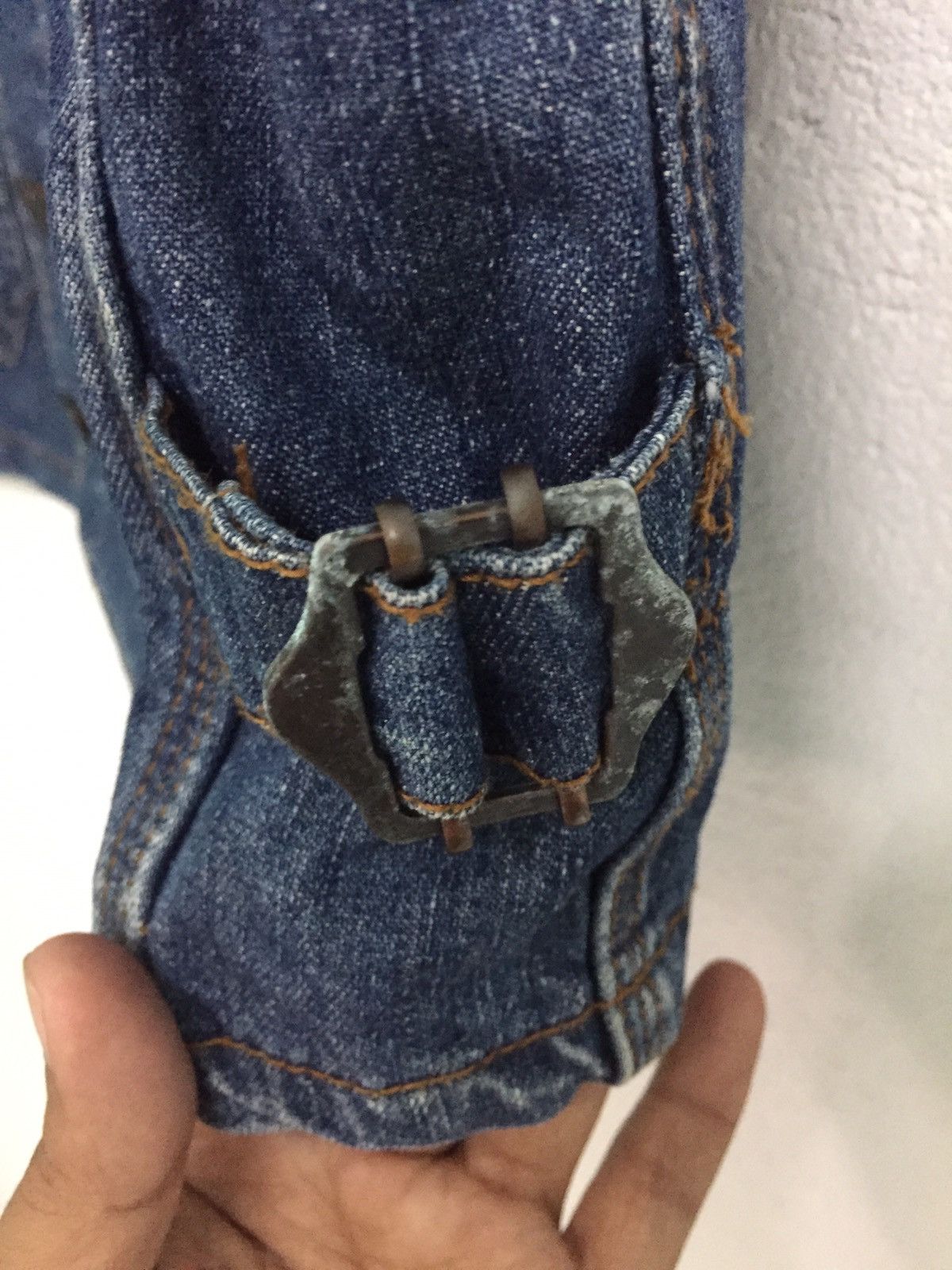 Japanese Brand Pract Studio Denim Jeans Vest (American clothing) Size US M / EU 48-50 / 2 - 5 Thumbnail