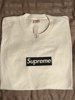 Supreme Paris Box Logo Tee White