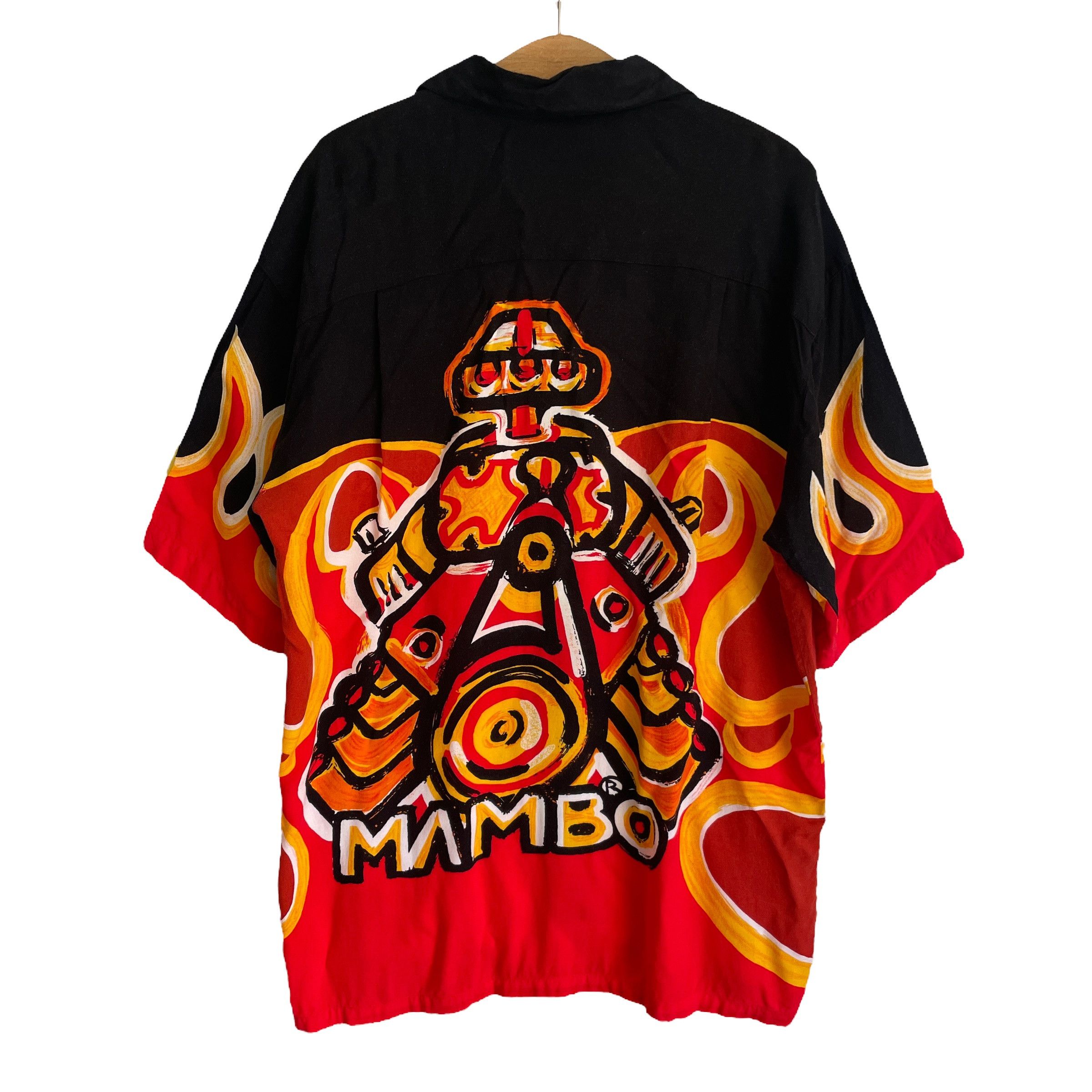 Vintage rare Robin Williams Mambo Australia Flames shirt