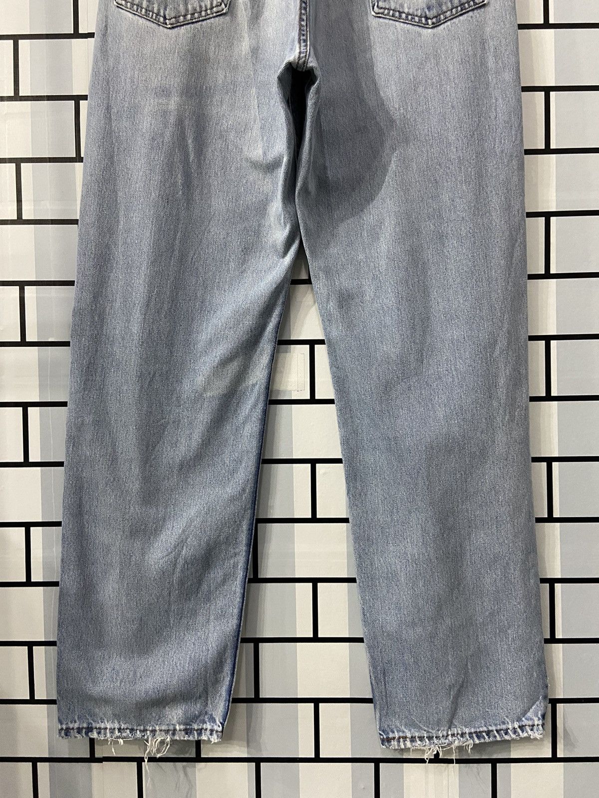 Levi's × Vintage Vintage Levi’s 550 Light Blue Wash Denim Pants 36X34 Size US 36 / EU 52 - 15 Thumbnail