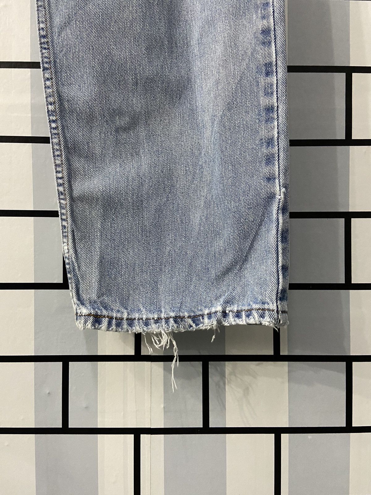 Levi's × Vintage Vintage Levi’s 550 Light Blue Wash Denim Pants 36X34 Size US 36 / EU 52 - 6 Thumbnail