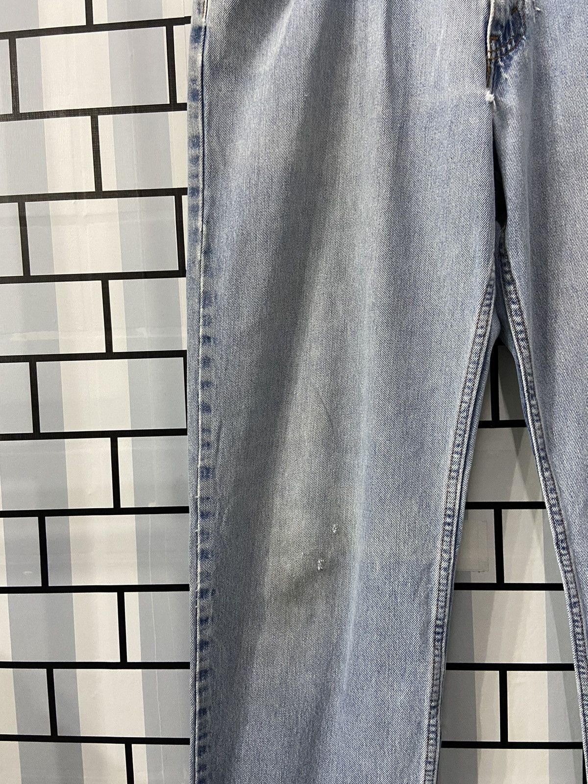 Levi's × Vintage Vintage Levi’s 550 Light Blue Wash Denim Pants 36X34 Size US 36 / EU 52 - 8 Thumbnail