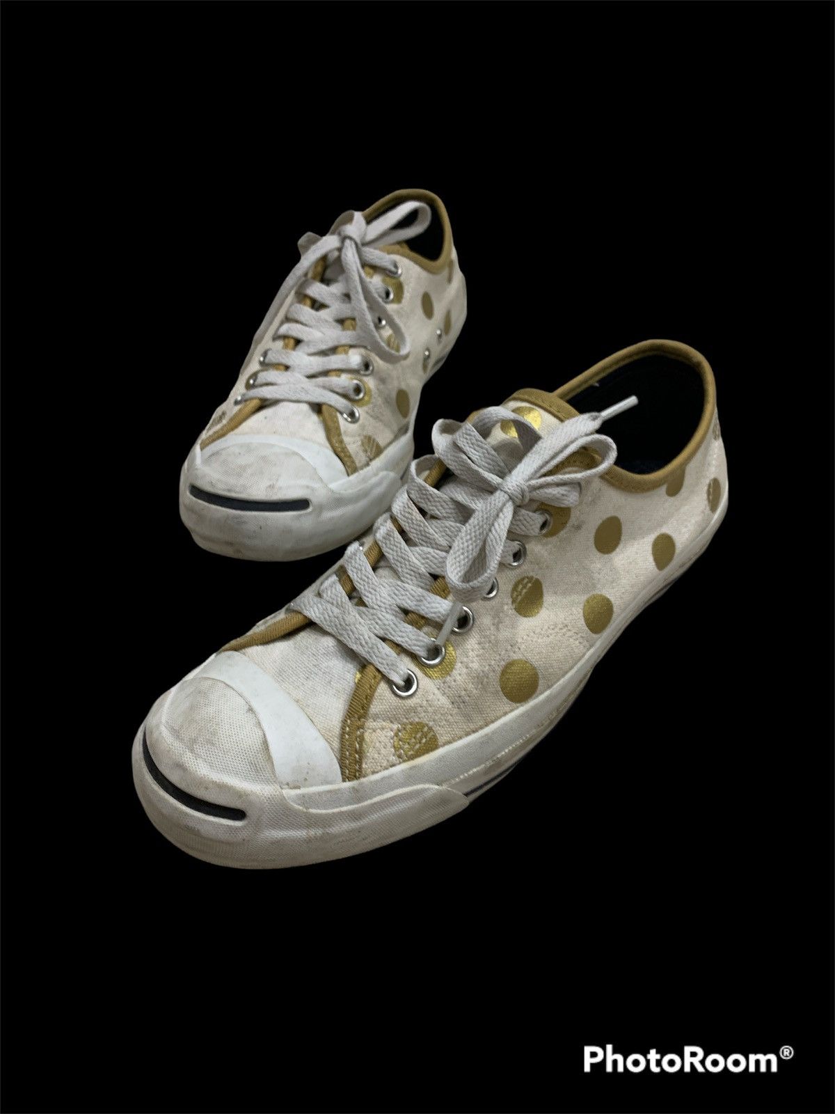 Converse × Lanvin LANVIN EN BLEU X CONVERSE JACK PURCELL POLKADOTS SHOES Size US 8 / EU 41 - 2 Thumbnail