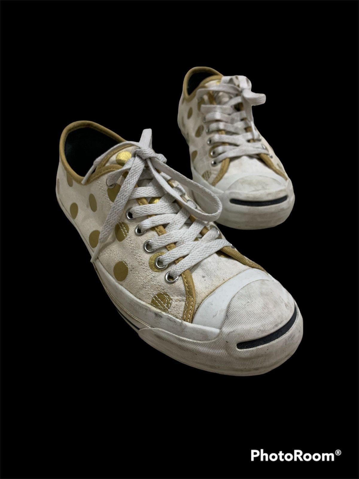 Converse × Lanvin LANVIN EN BLEU X CONVERSE JACK PURCELL POLKADOTS SHOES Size US 8 / EU 41 - 4 Thumbnail