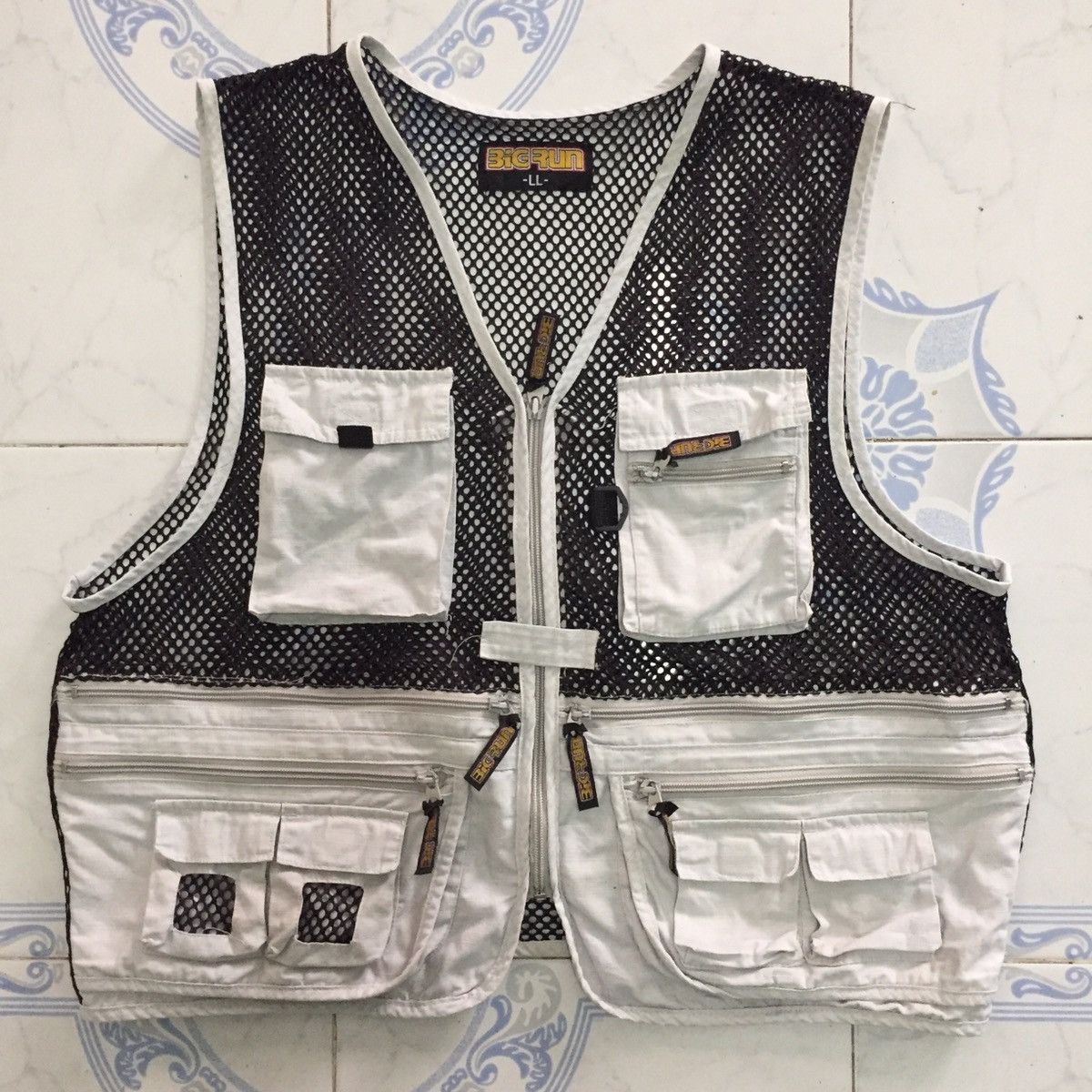 Japanese Brand Netting Vest Multiple Pockets Size US L / EU 52-54 / 3 - 1 Thumbnail