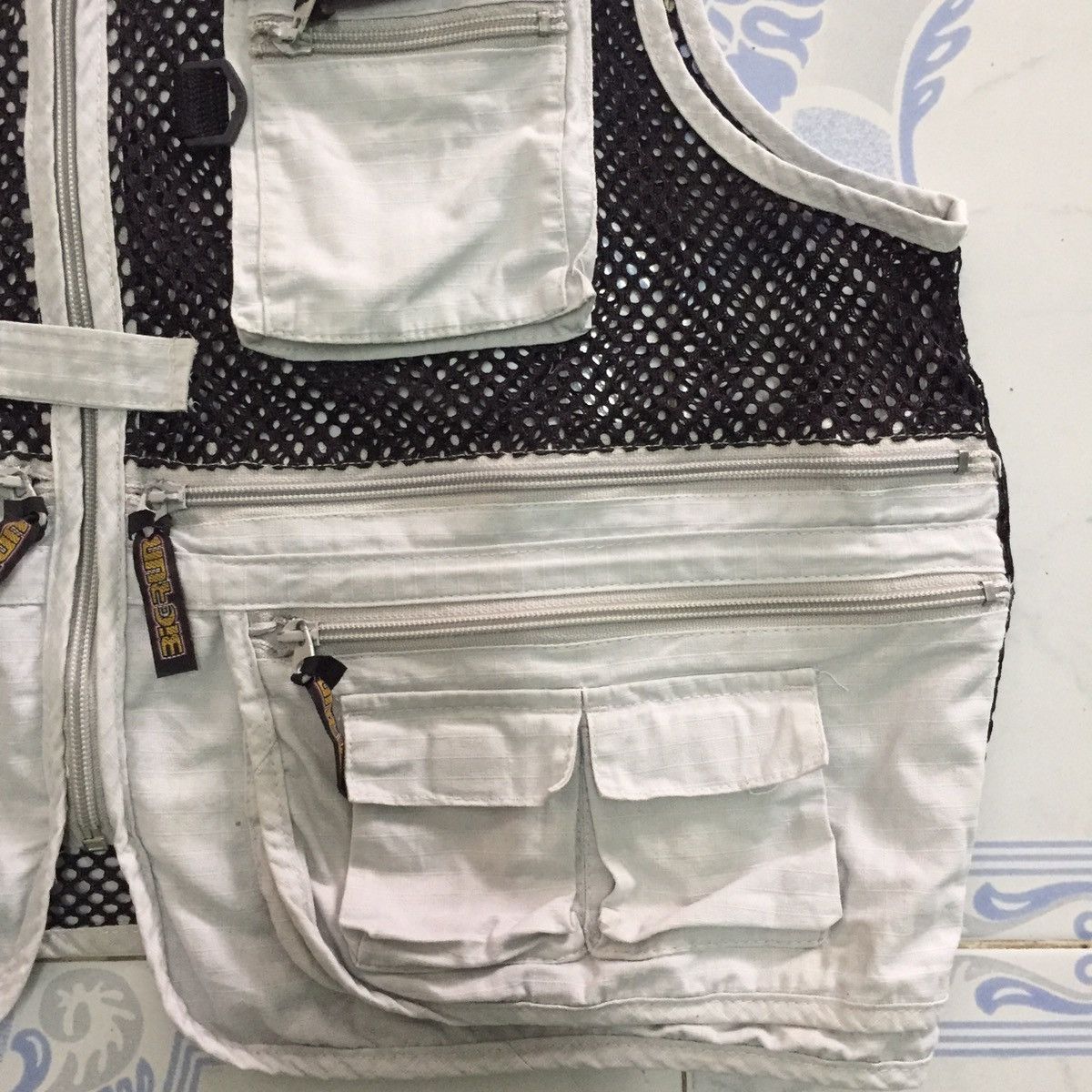 Japanese Brand Netting Vest Multiple Pockets Size US L / EU 52-54 / 3 - 3 Thumbnail