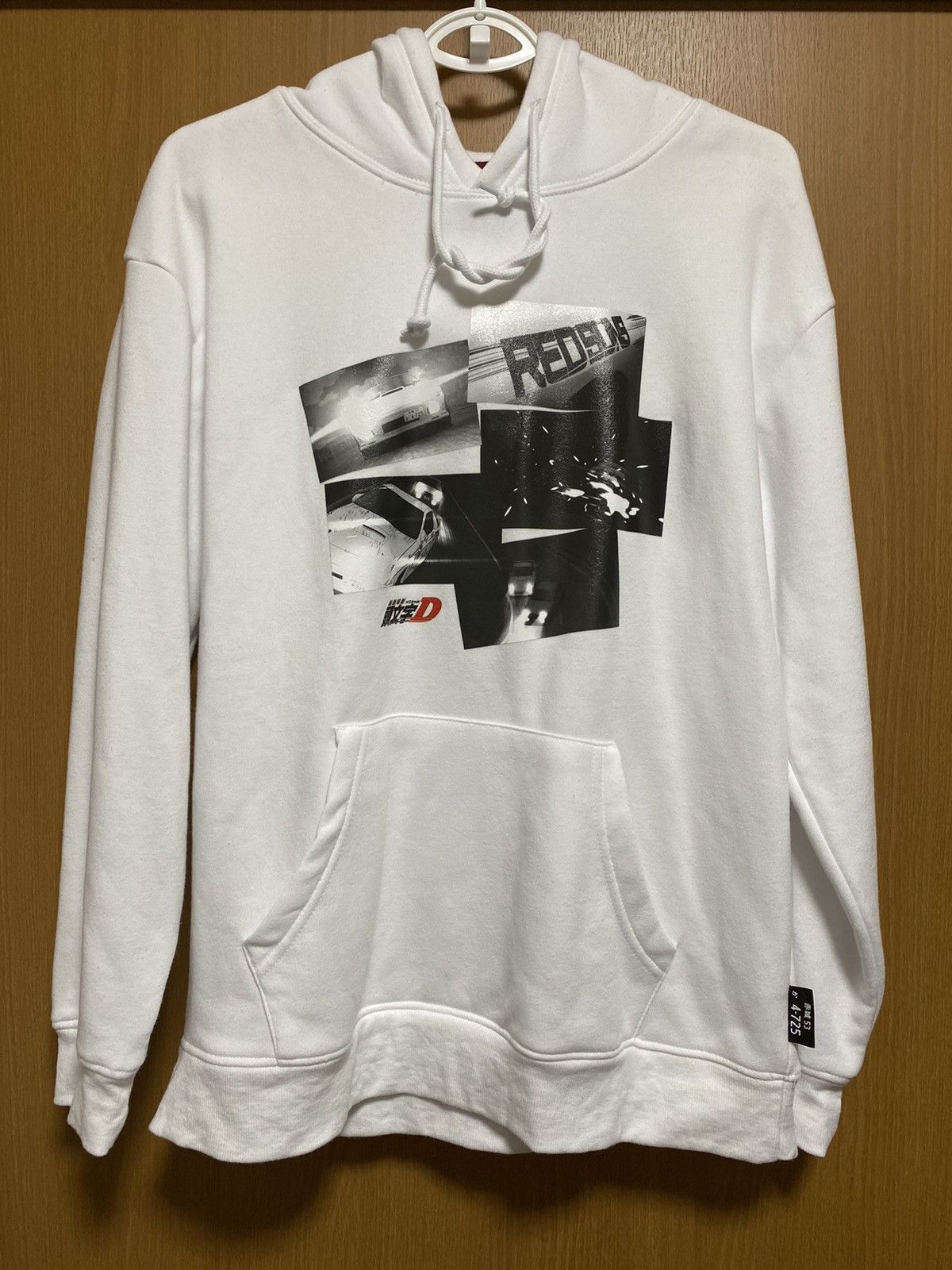 Japanese Brand Initial D white hoodie Size US M / EU 48-50 / 2 - 1 Thumbnail
