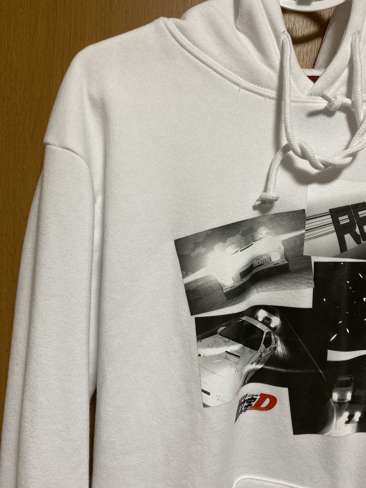 Japanese Brand Initial D white hoodie Size US M / EU 48-50 / 2 - 2 Thumbnail