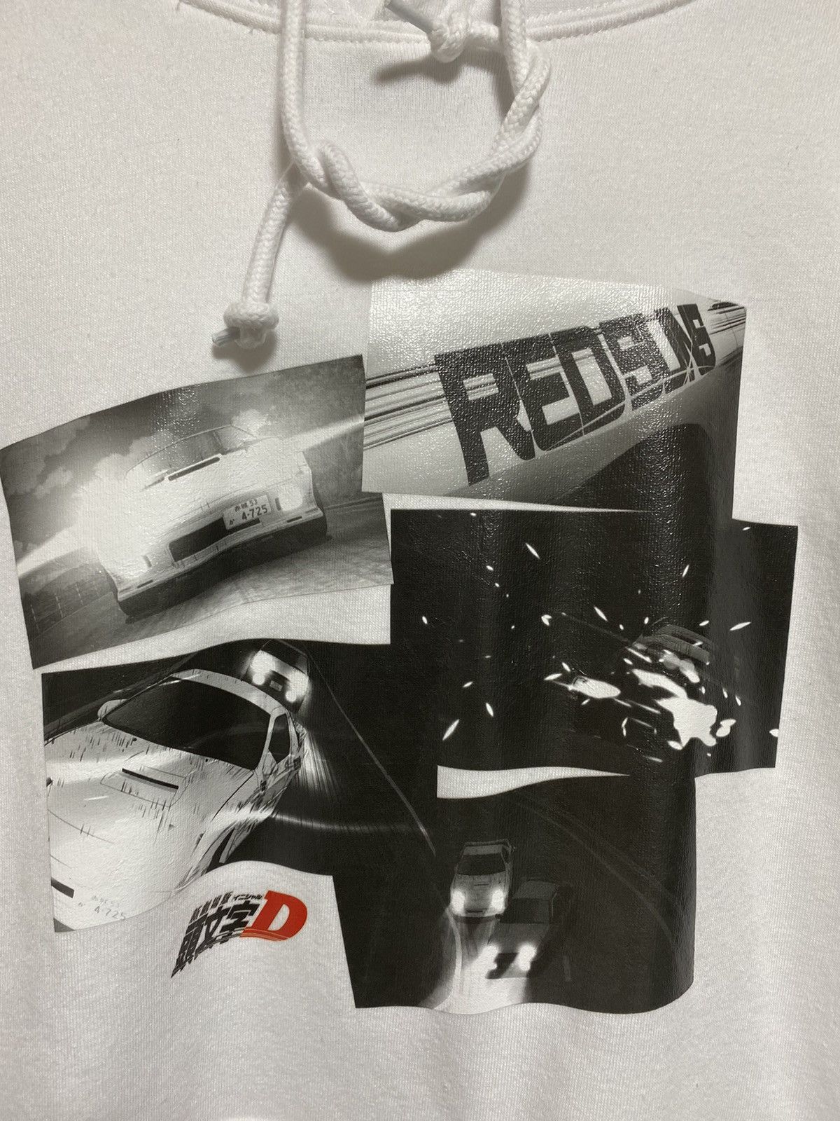 Japanese Brand Initial D white hoodie Size US M / EU 48-50 / 2 - 6 Thumbnail
