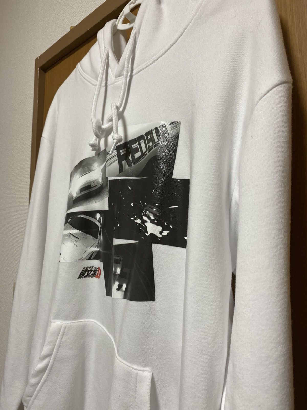 Japanese Brand Initial D white hoodie Size US M / EU 48-50 / 2 - 9 Thumbnail