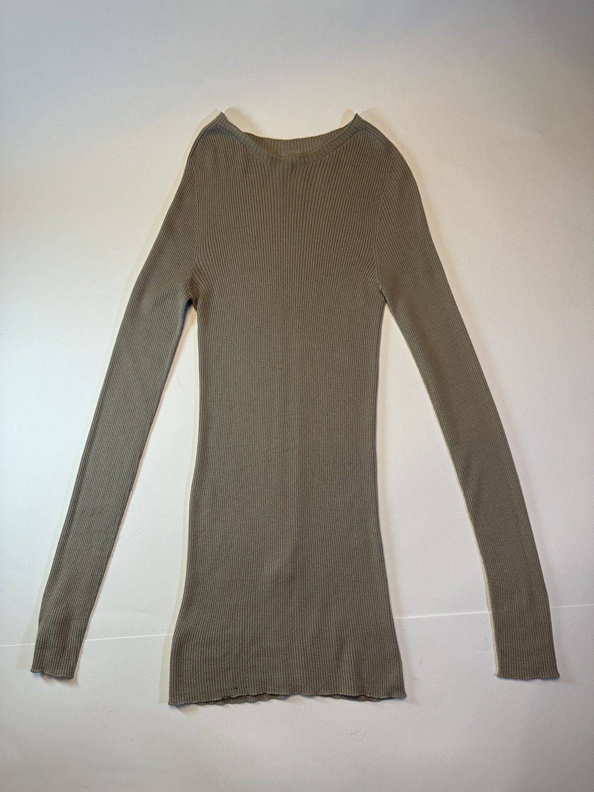 Rick Owens Rick Owens Ribbed Wool Round Sweater Size M / US 6-8 / IT 42-44 - 4 Thumbnail